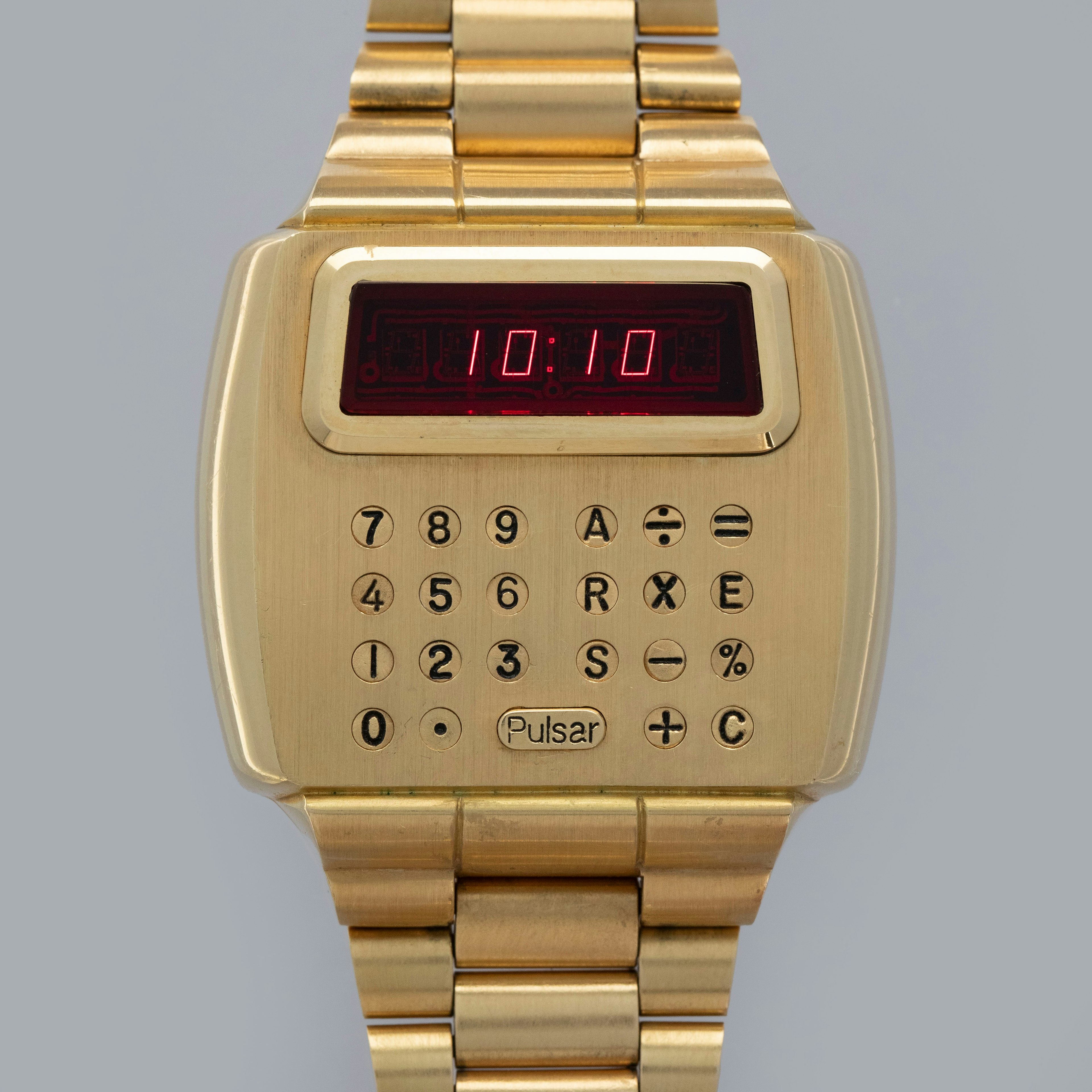 Thumbnail for Pulsar Time Computer Calculator 18K YG Box and Papers