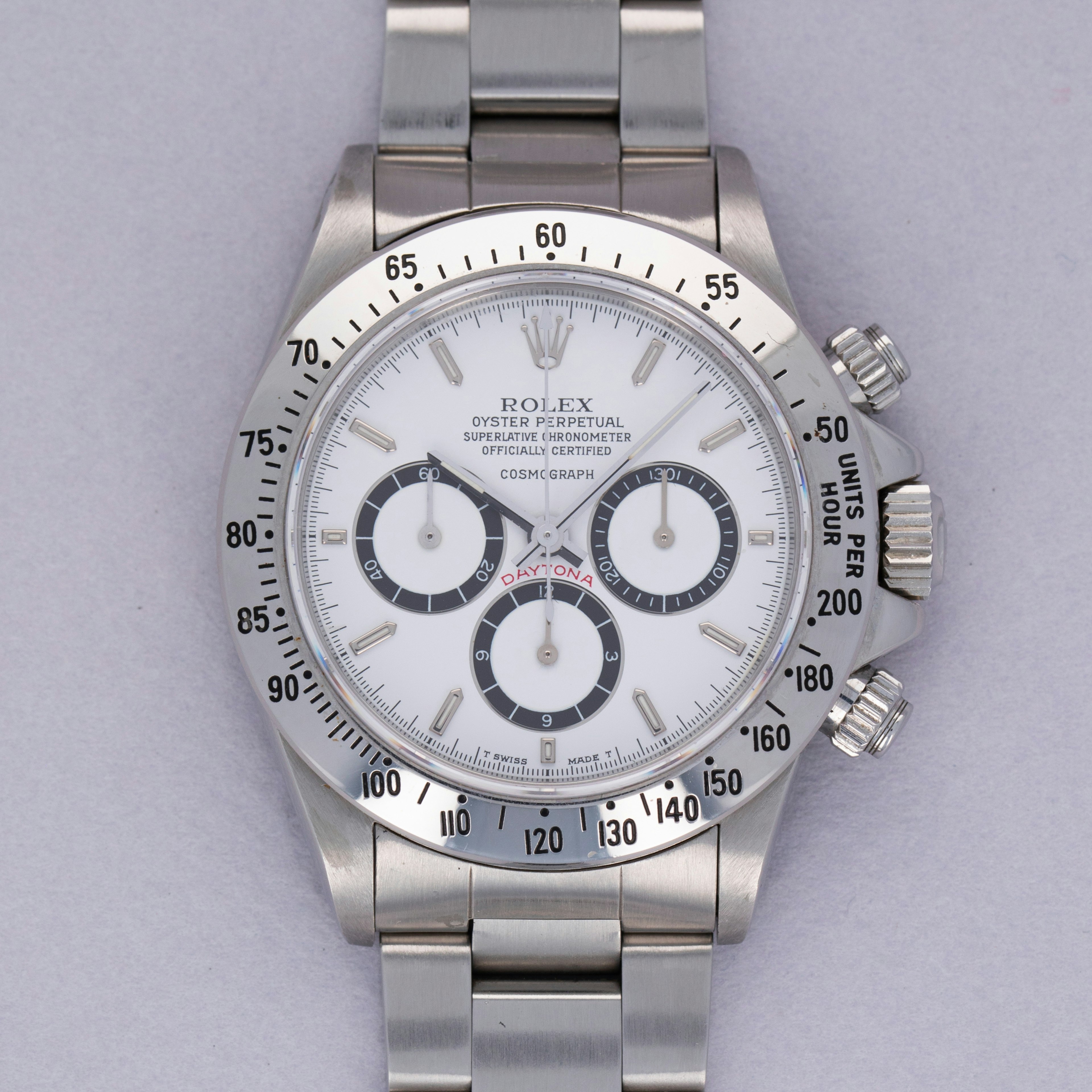 Thumbnail for Rolex Cosmograph Daytona 16520 R Serial Floating White Dial Box and Papers