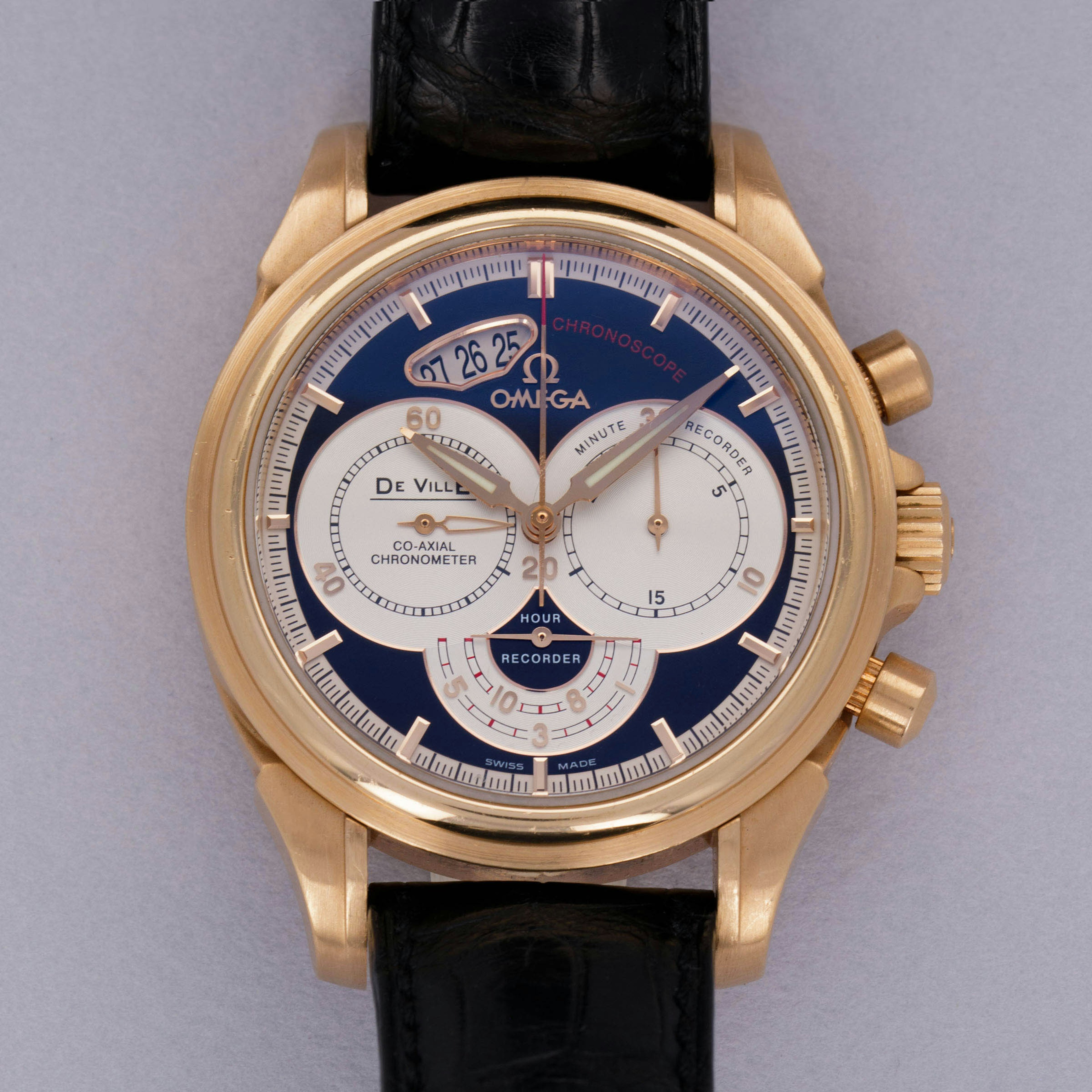 Thumbnail for Omega De Ville Chronoscope Co-Axial Chronometer 4656.50.31 18k RG