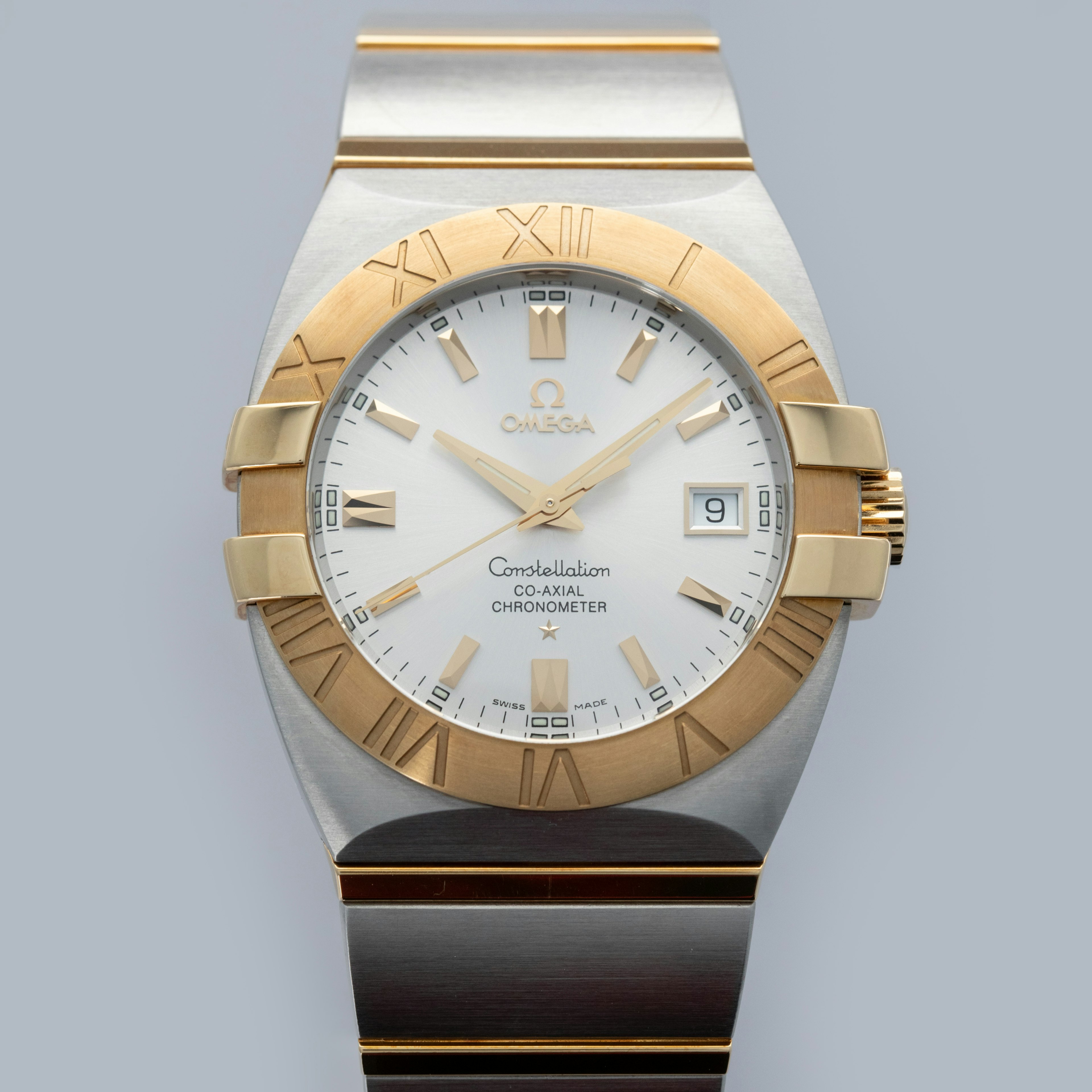 Thumbnail for Omega Constellation Co-Axial Chronometer 1203.30.00 Two Tone Khanjar Logo for Sultanate of Oman