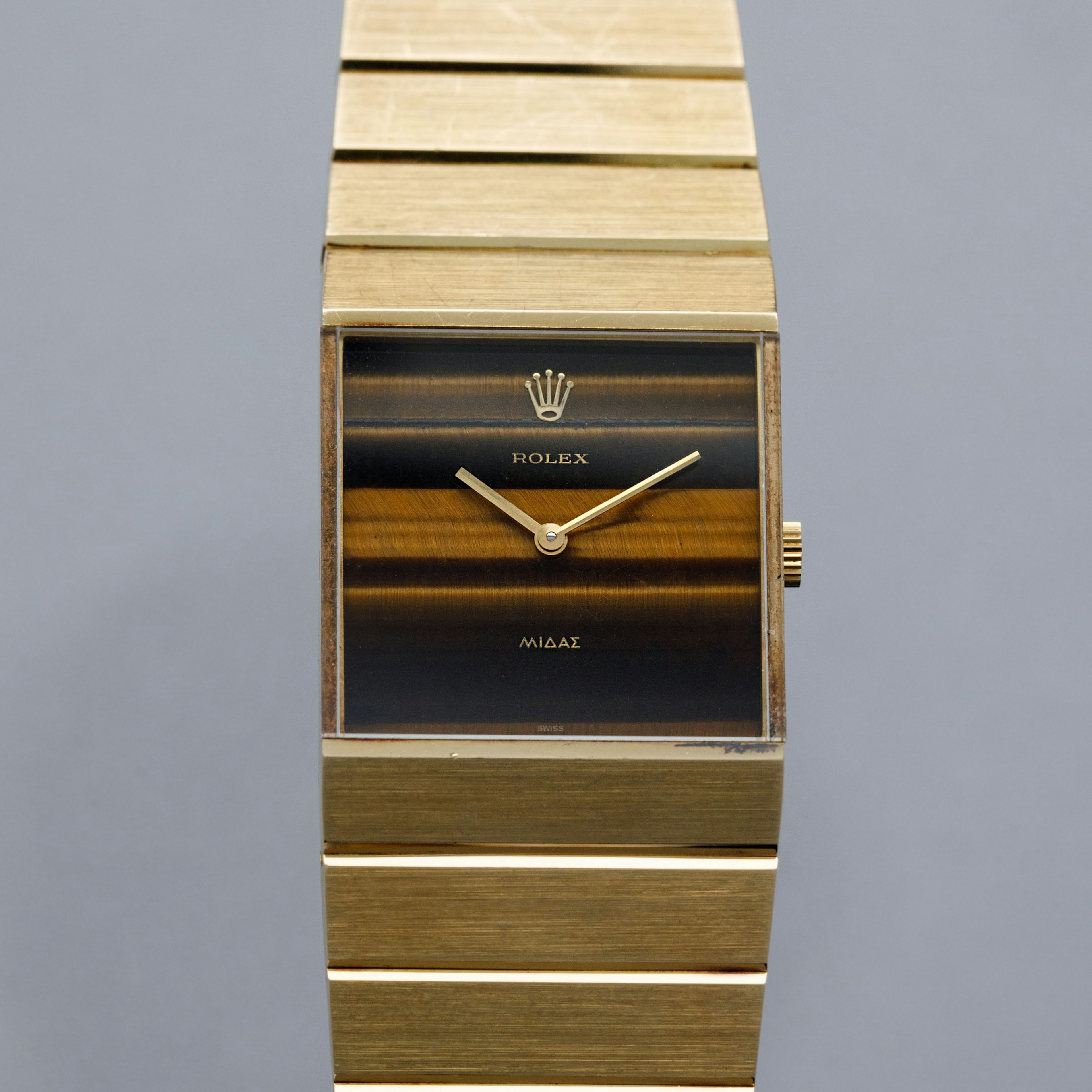 Thumbnail for Rolex King Midas 4316 Tiger's Eye Dial 18k YG