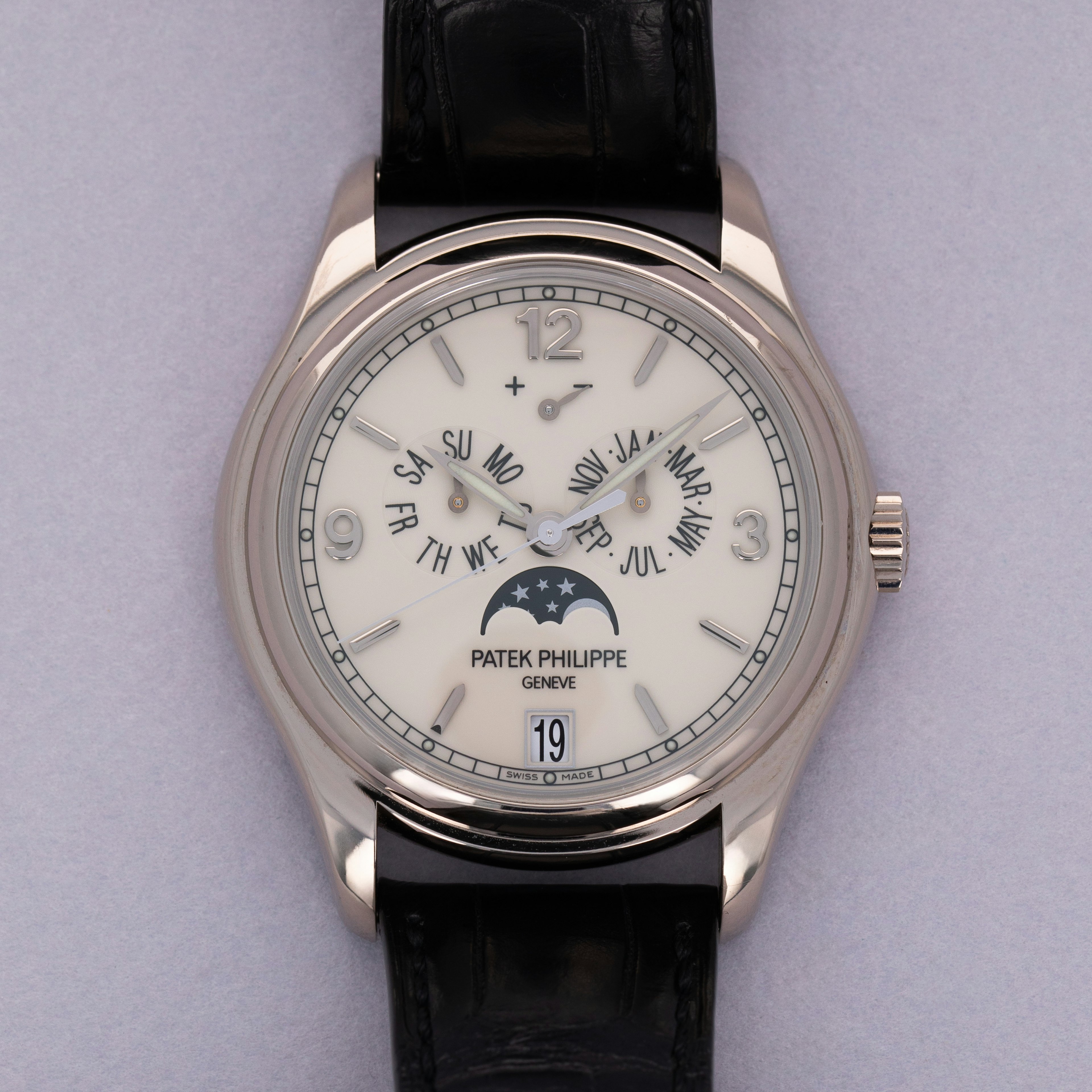 Thumbnail for Patek Philippe Annual Calendar 5146G-001 Creme Dial 18k WG