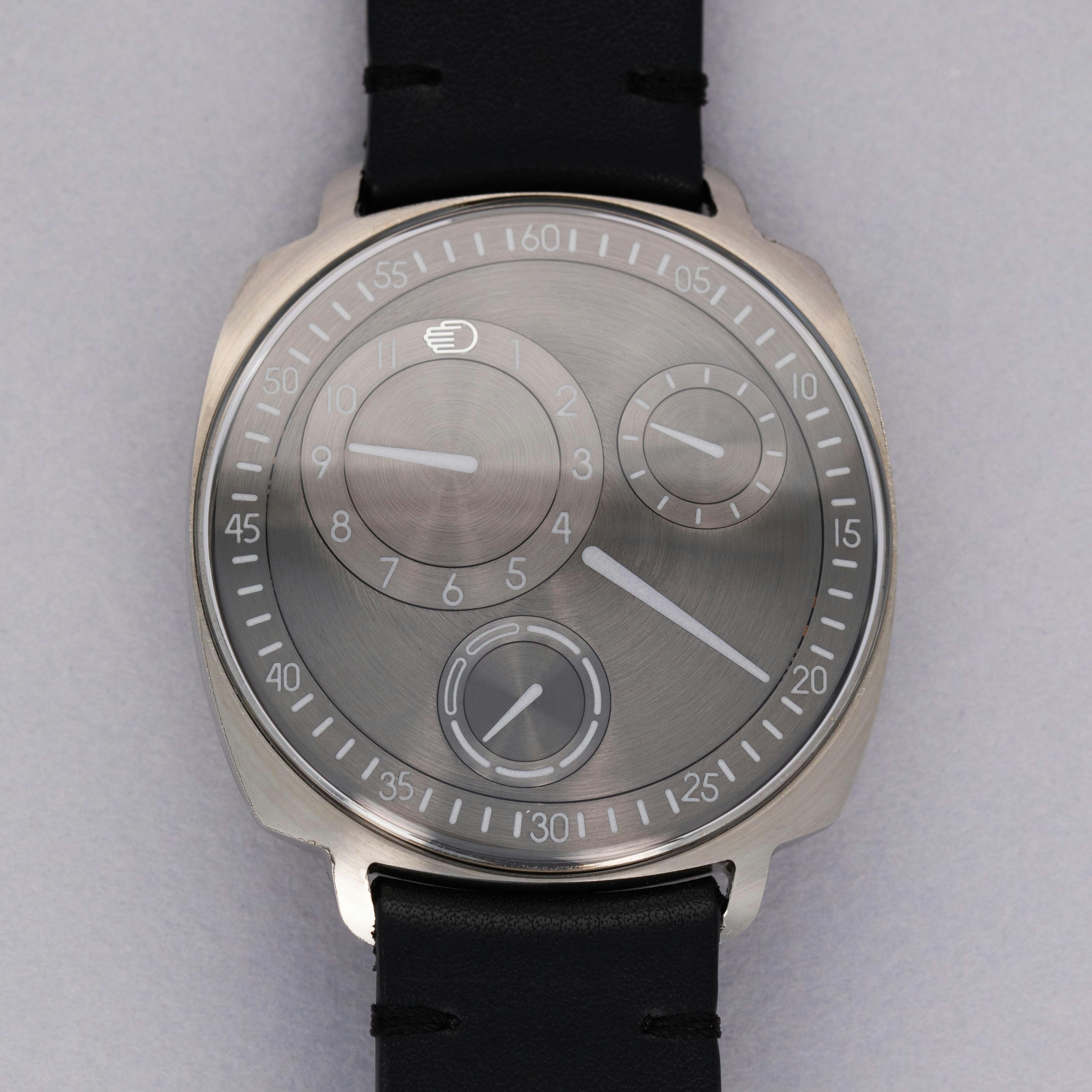 Thumbnail for Ressence Type 1 Squared Limited Edition Brushed Steel Dial Titanium Case