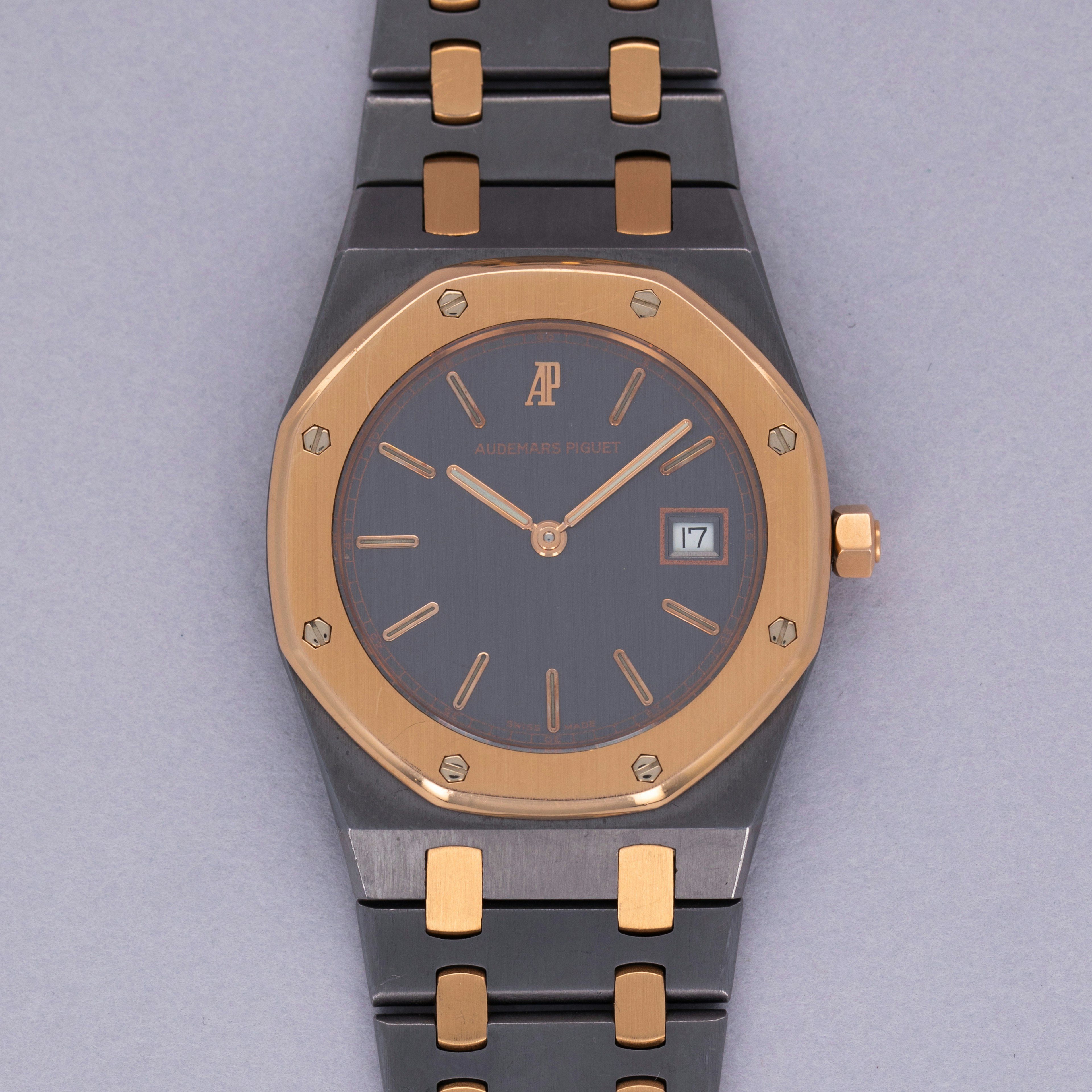 Thumbnail for Audemars Piguet Royal Oak Quartz 56175TR Tantalum and Rose Gold