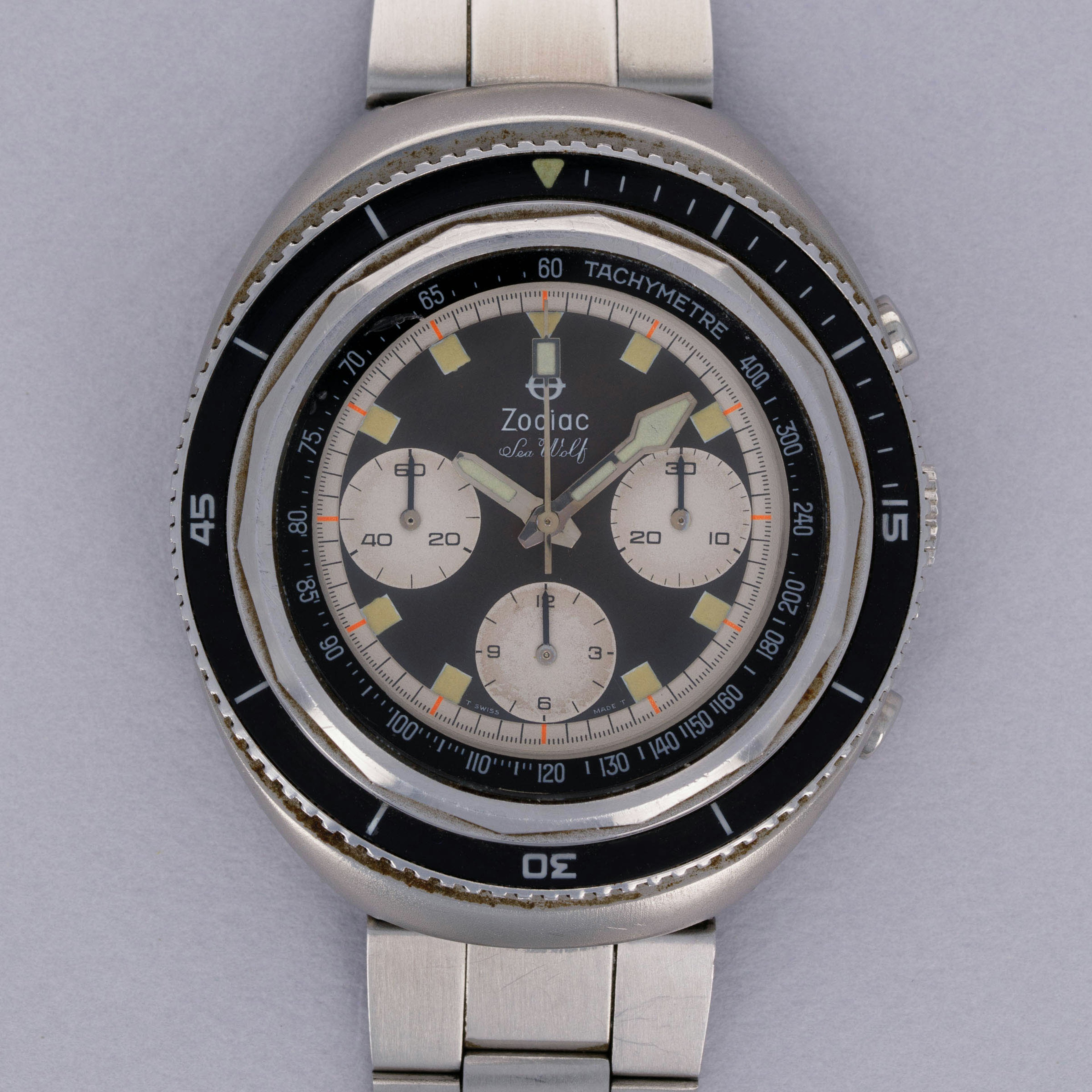 Thumbnail for Zodiac Super Sea Wolf Chronograph 872-843 Box and Papers