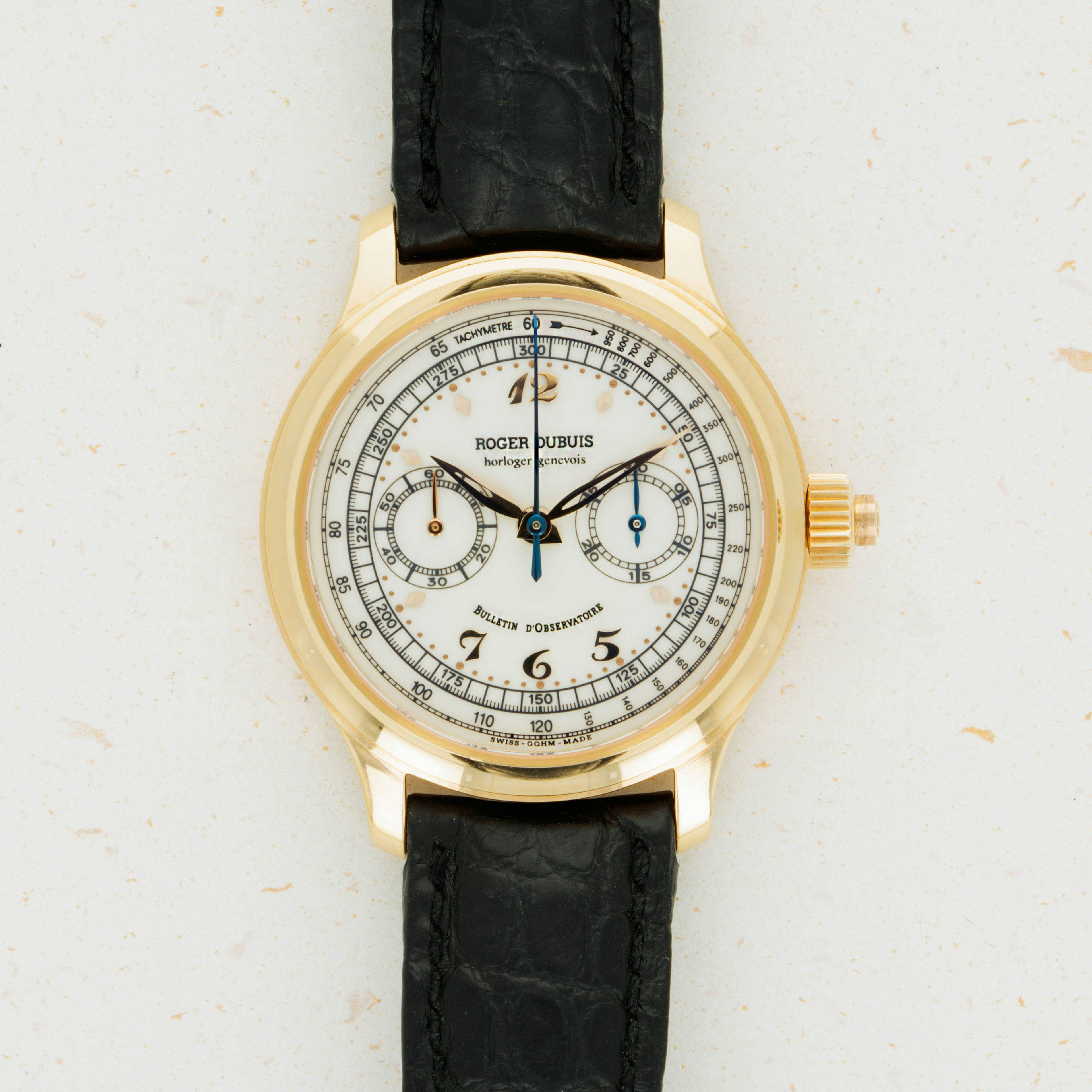 Thumbnail for Roger Dubuis Hommage Monopoussoir Chronograph H40 Rose Gold 