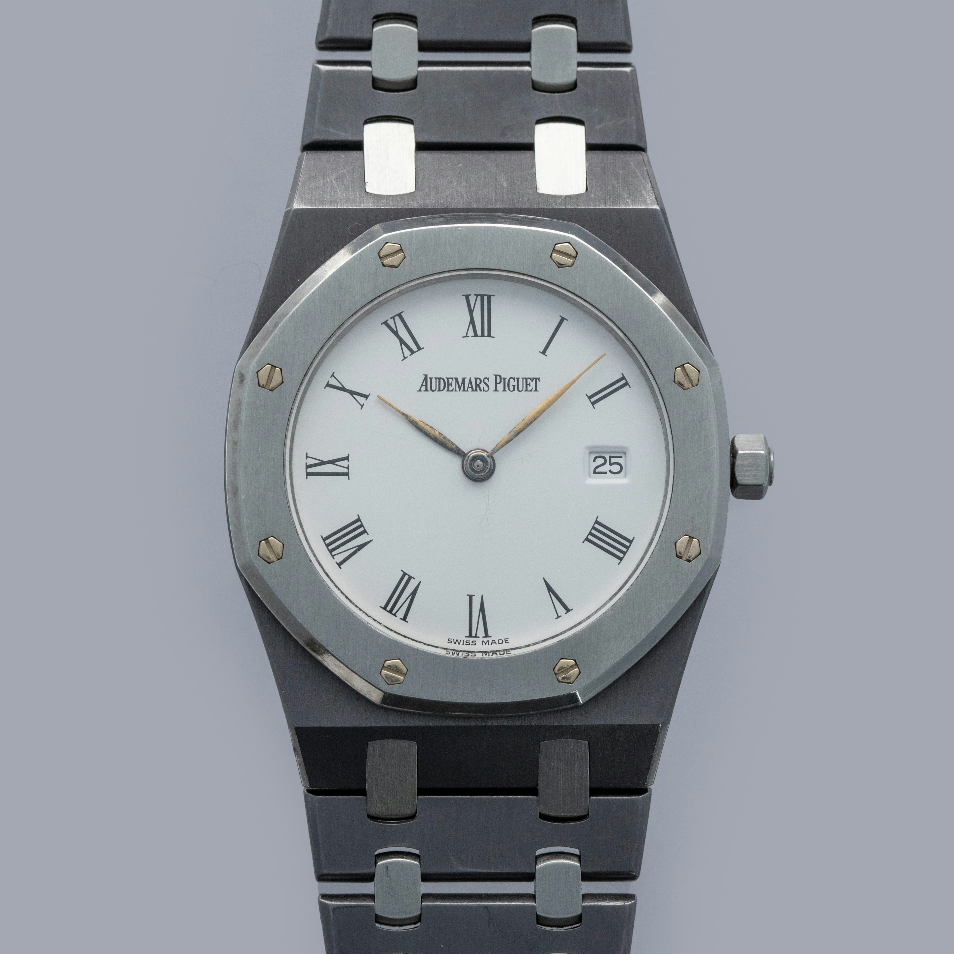 Thumbnail for AUDEMARS PIGUET ROYAL OAK 56175TT NICK FALDO CHAMPIONSHIP QUARTZ White Roman Dial TANTALUM