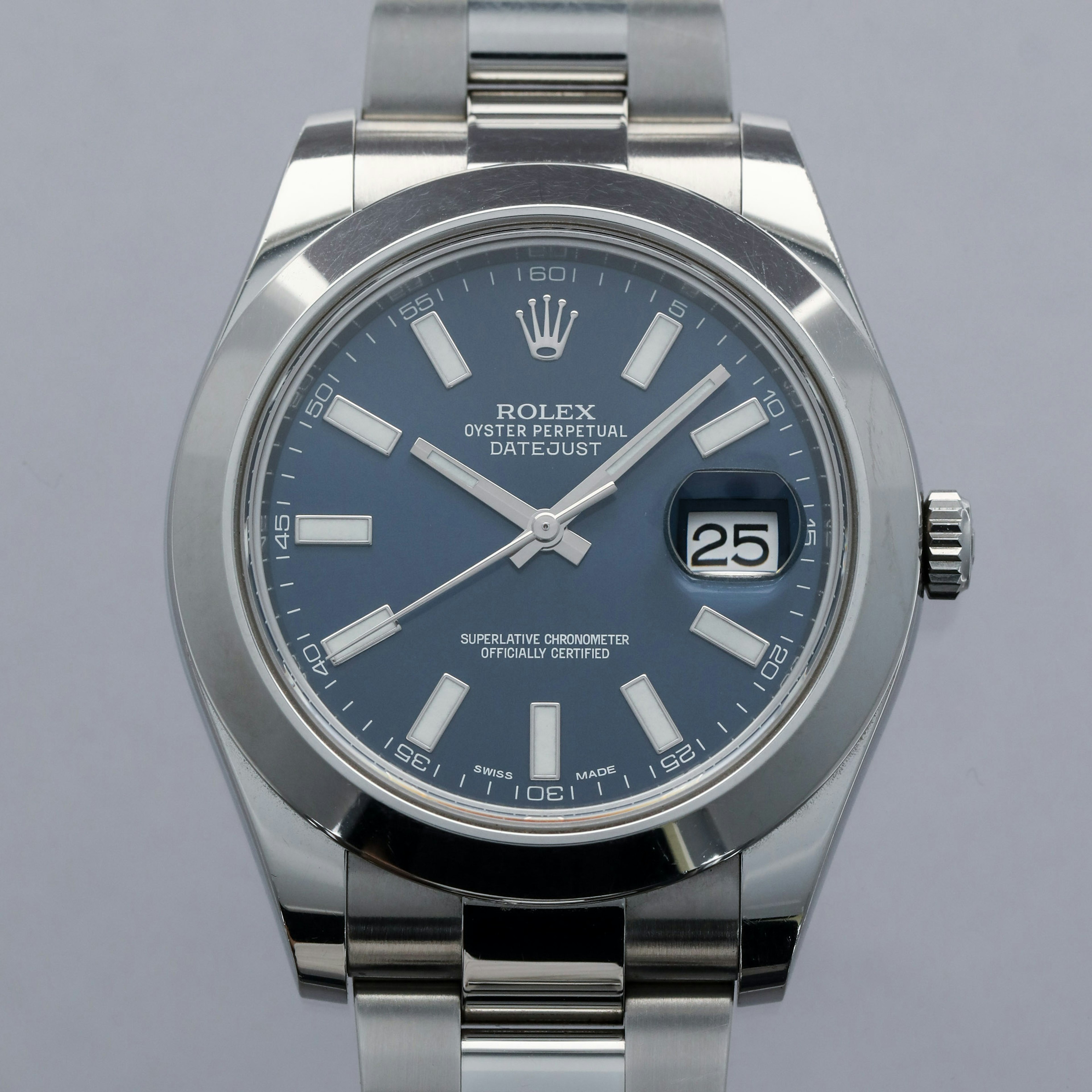 Thumbnail for Rolex Datejust 41 116300 Blue Dial
