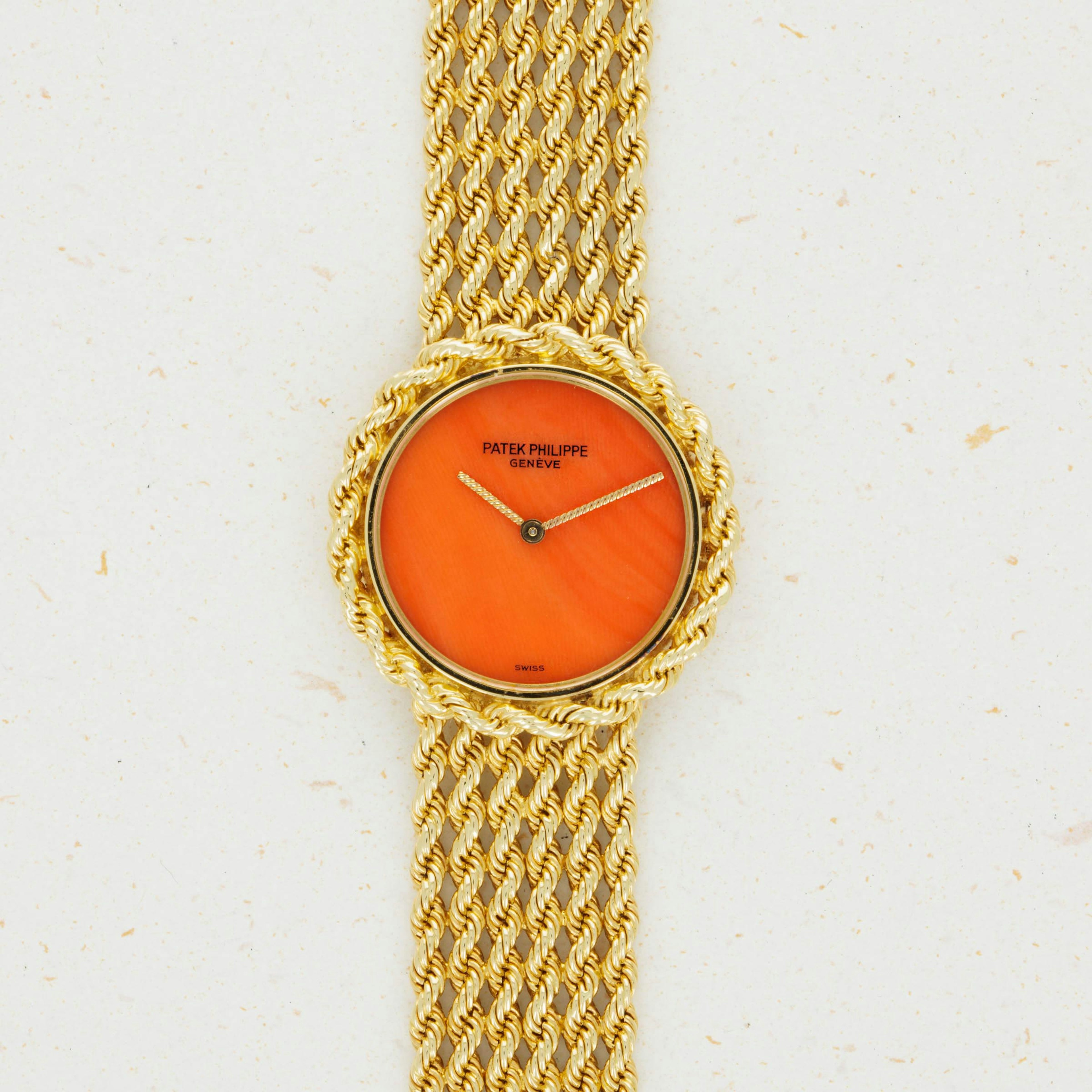 Patek Philippe Ladies Coral Dial on Bracelet 4282-1 | Auctions