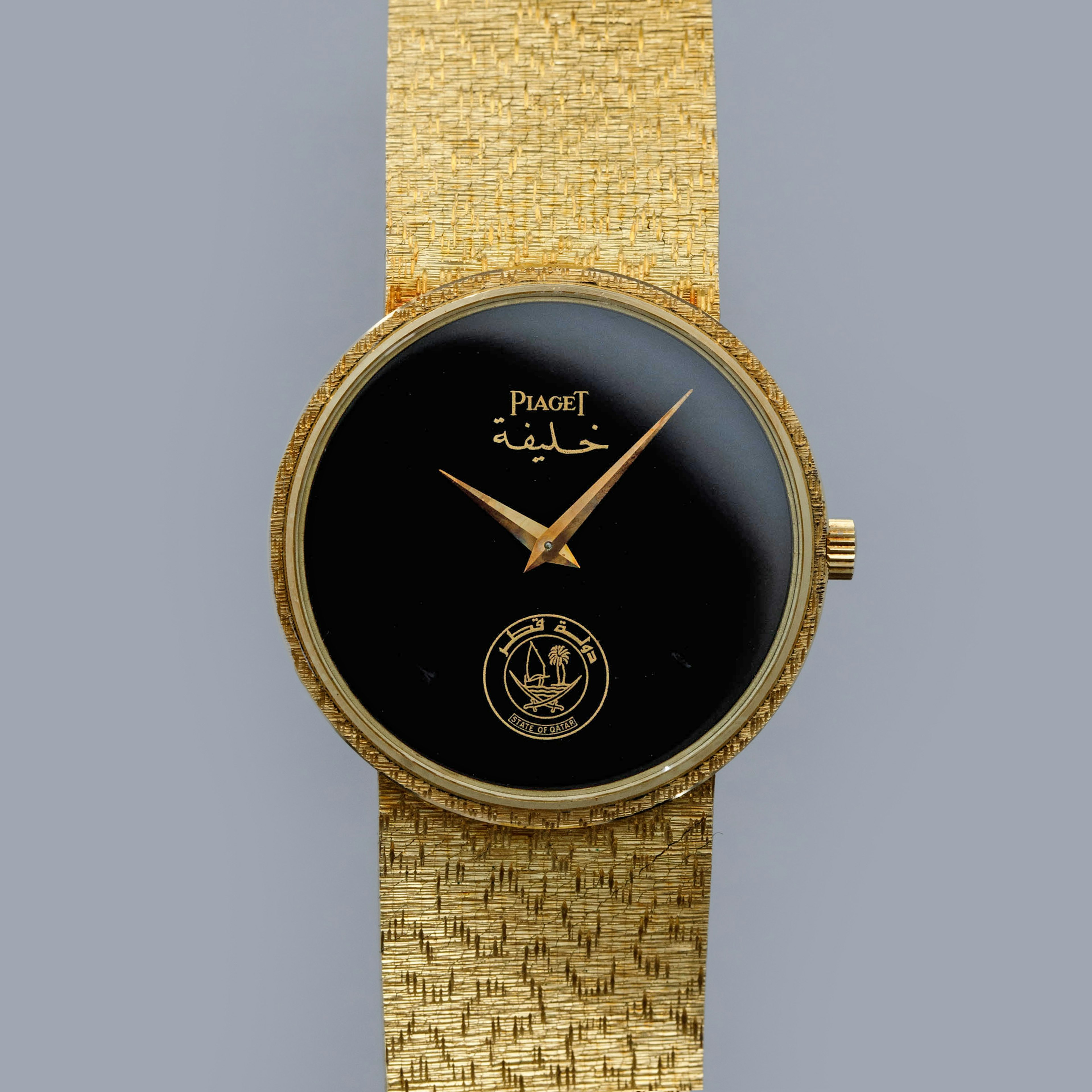 Thumbnail for Piaget Classic 9633 Onyx Dial Khalifa bin Hamad Al Thani State of Qatar 18k YG