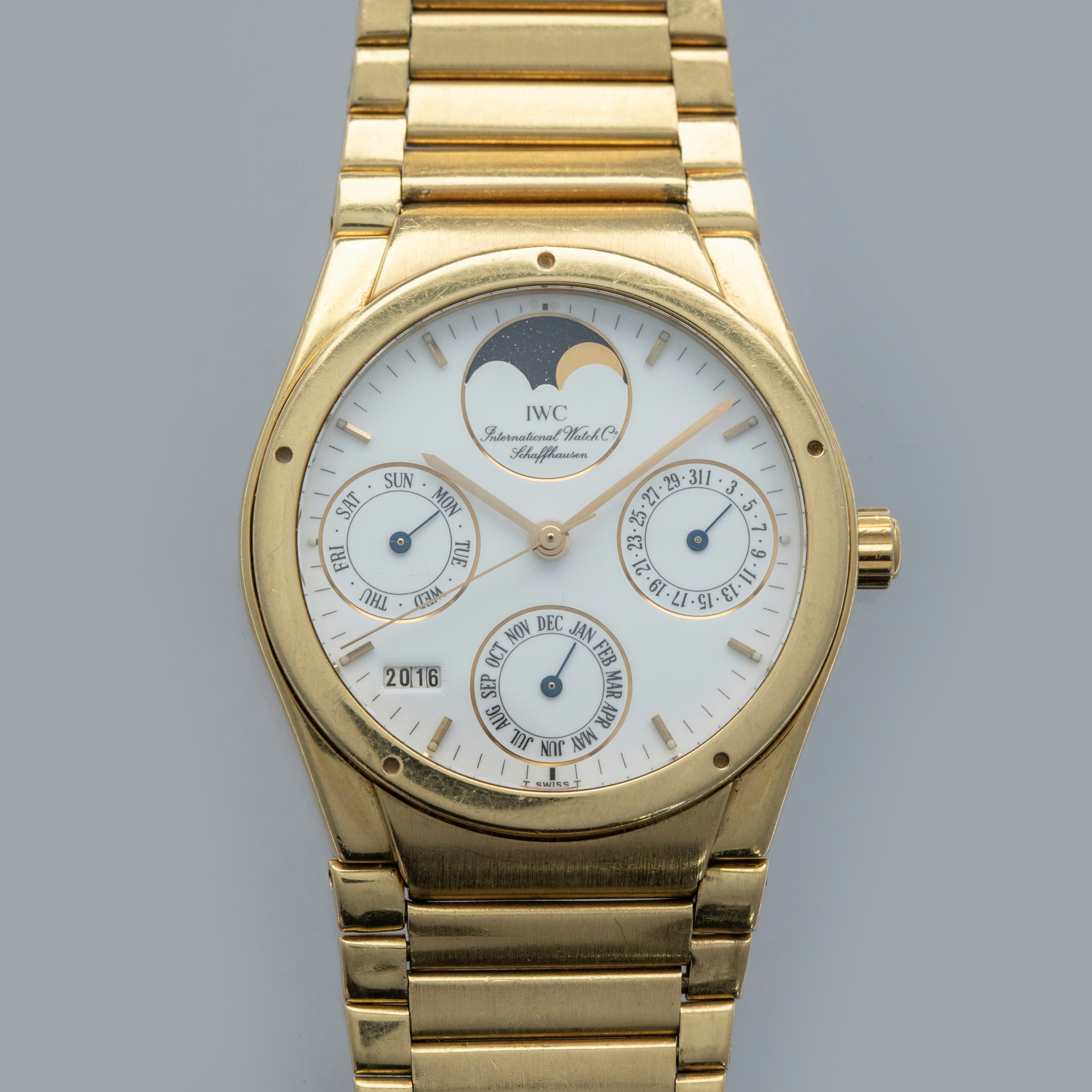 Thumbnail for IWC	Ingenieur Perpetual Calendar Moonphase 3540 18k YG