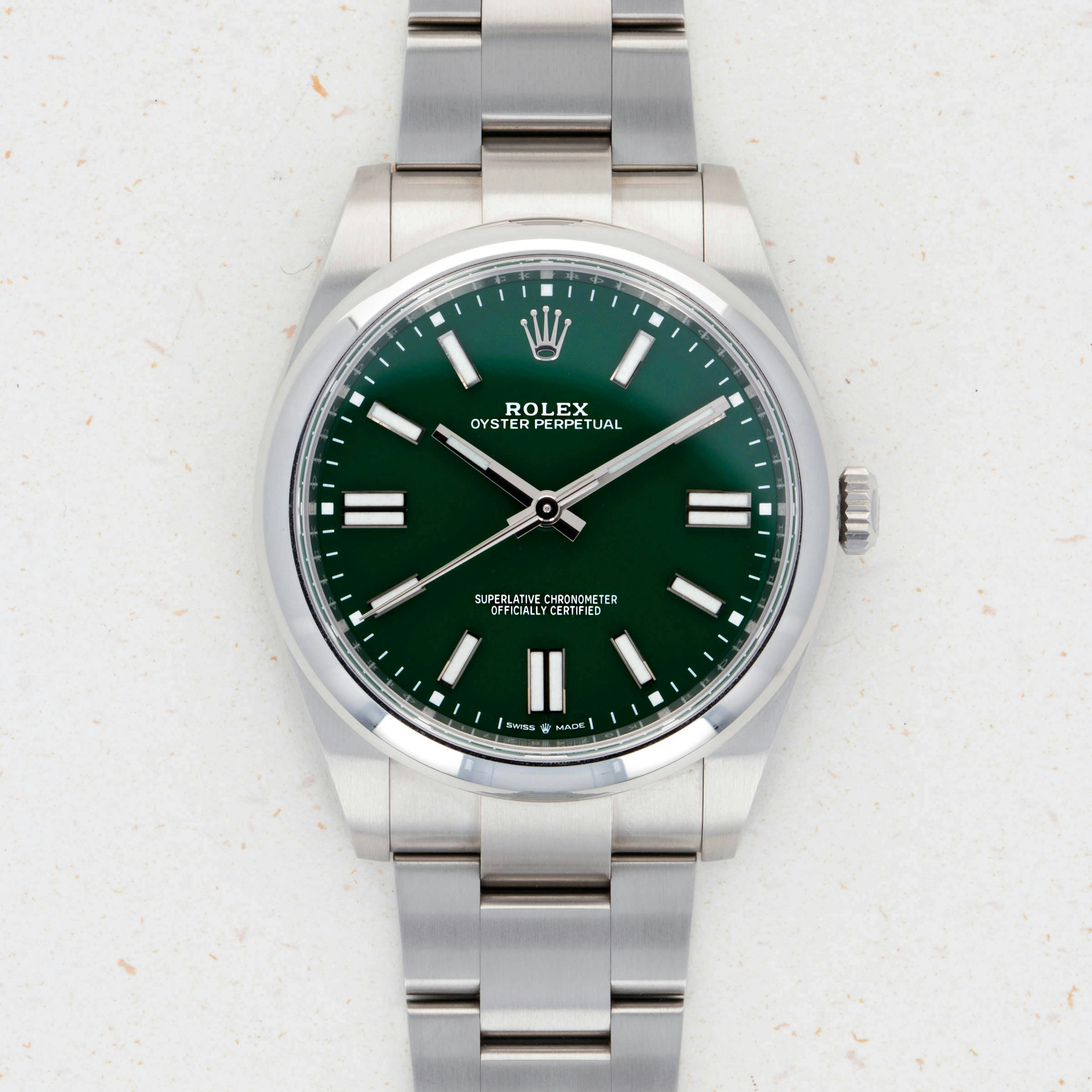 Thumbnail for Rolex Oyster Perpetual Green 41mm 124300