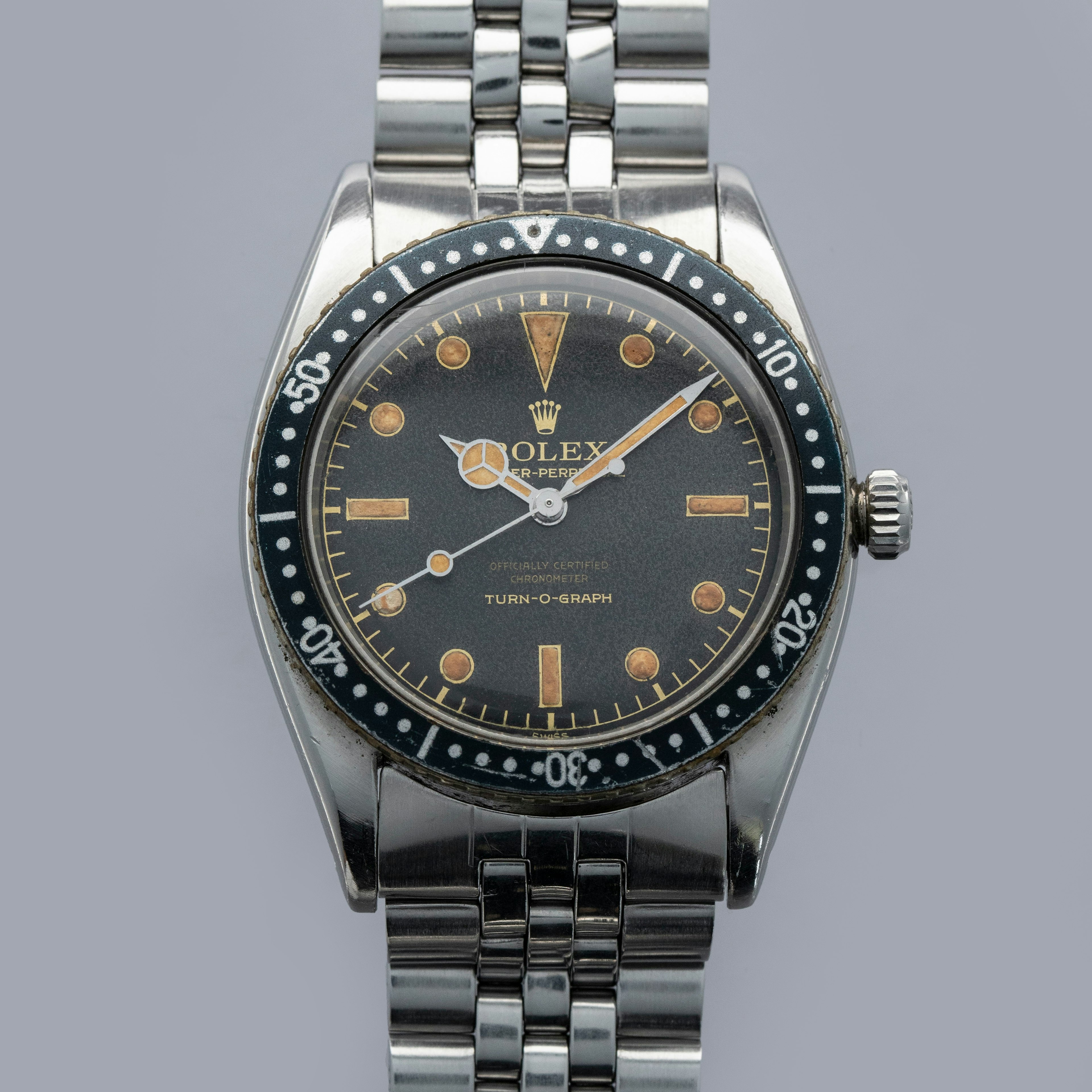 Thumbnail for Rolex Turn-O-Graph 6202 Chronometer Gilt Dial