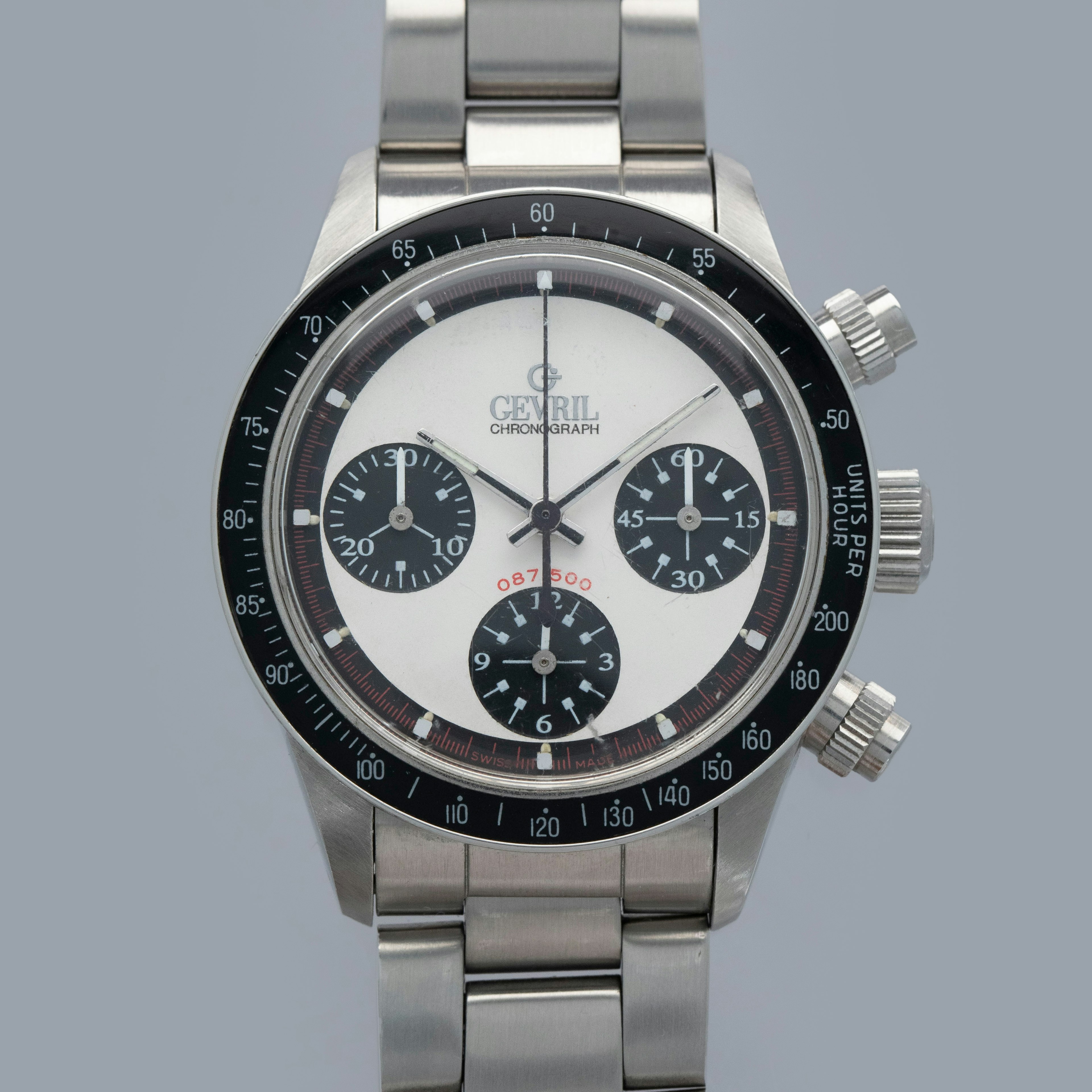 Thumbnail for Gevril Tribeca R005/1 “Paul Newman Panda Oyster Inspired” Chronograph