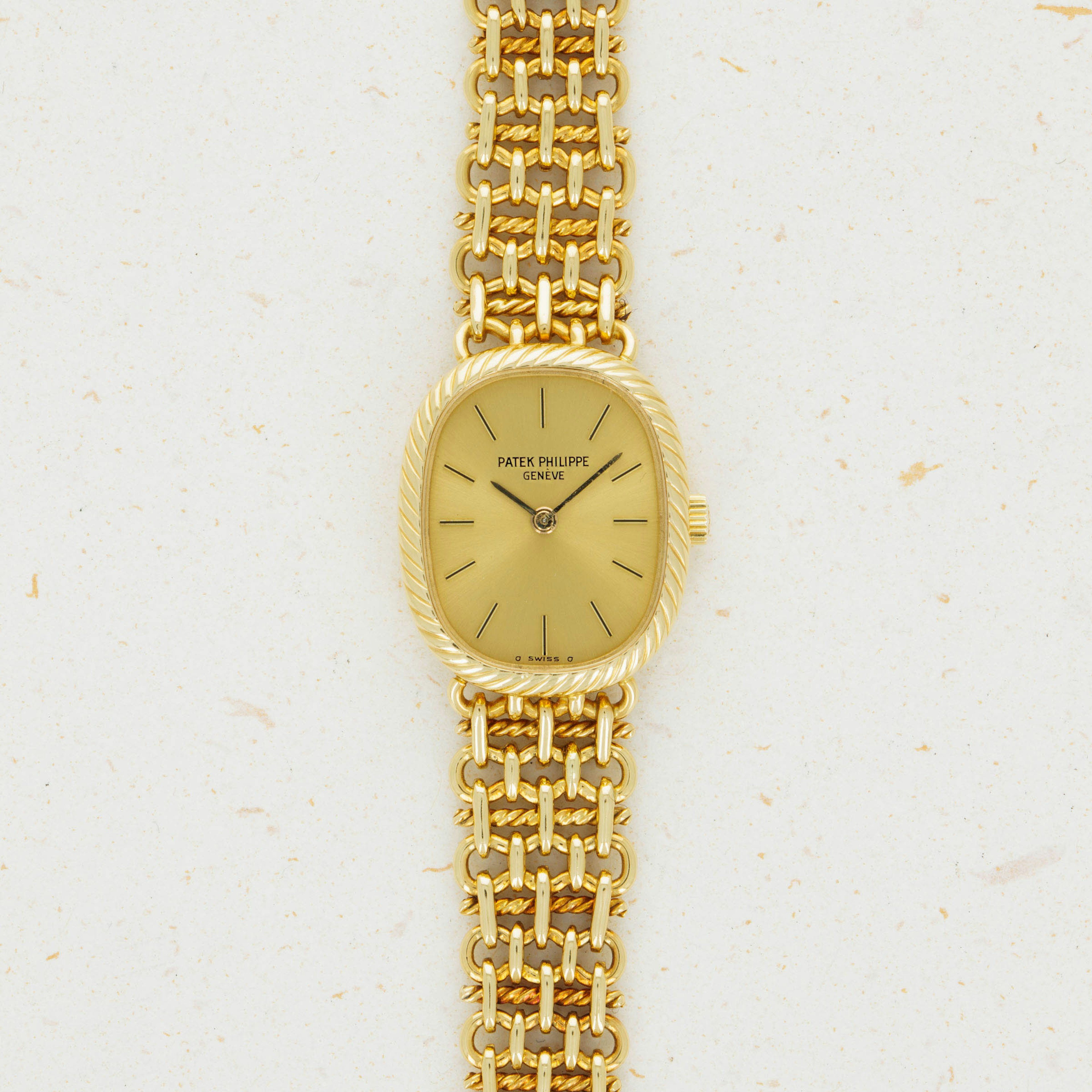 Thumbnail for Patek Philippe Ladies YG Ellipse on Bracelet 4565-2