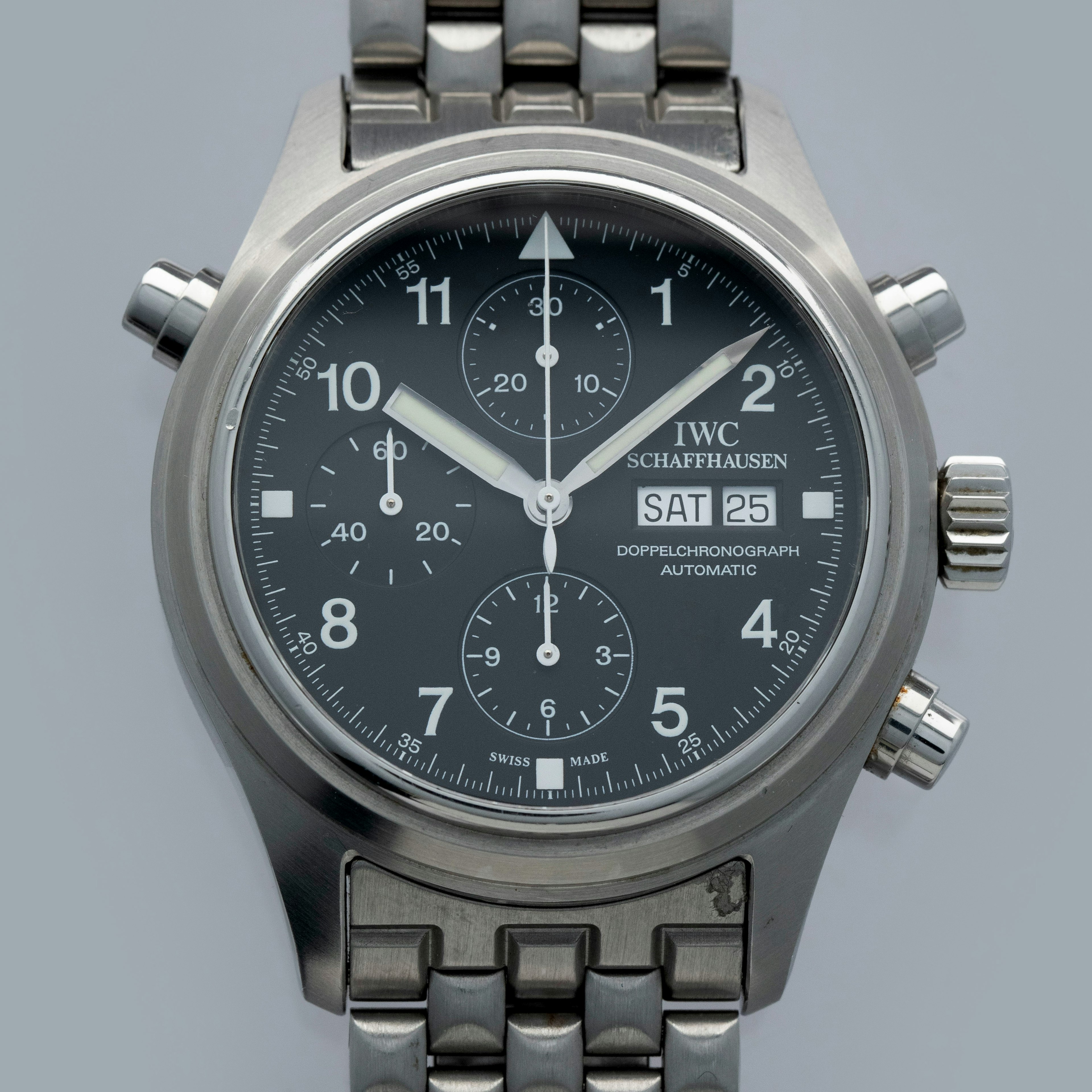 Thumbnail for IWC	Pilot's Watch Doppelchronograph IW3713-03 Stainless Steel