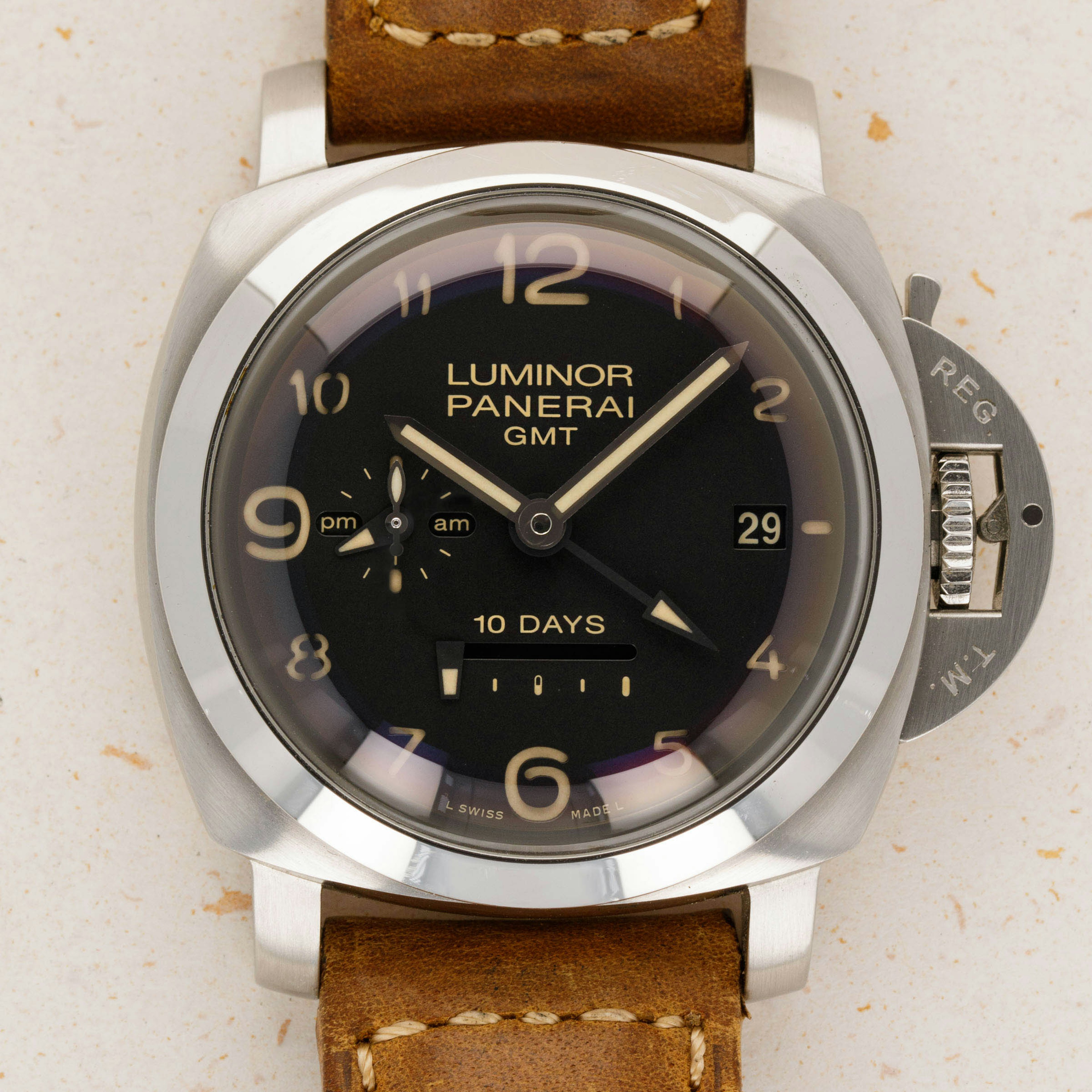 Thumbnail for Panerai Luminor 1950 PAM404 10 Days GMT Paris Boutique Limited Edition