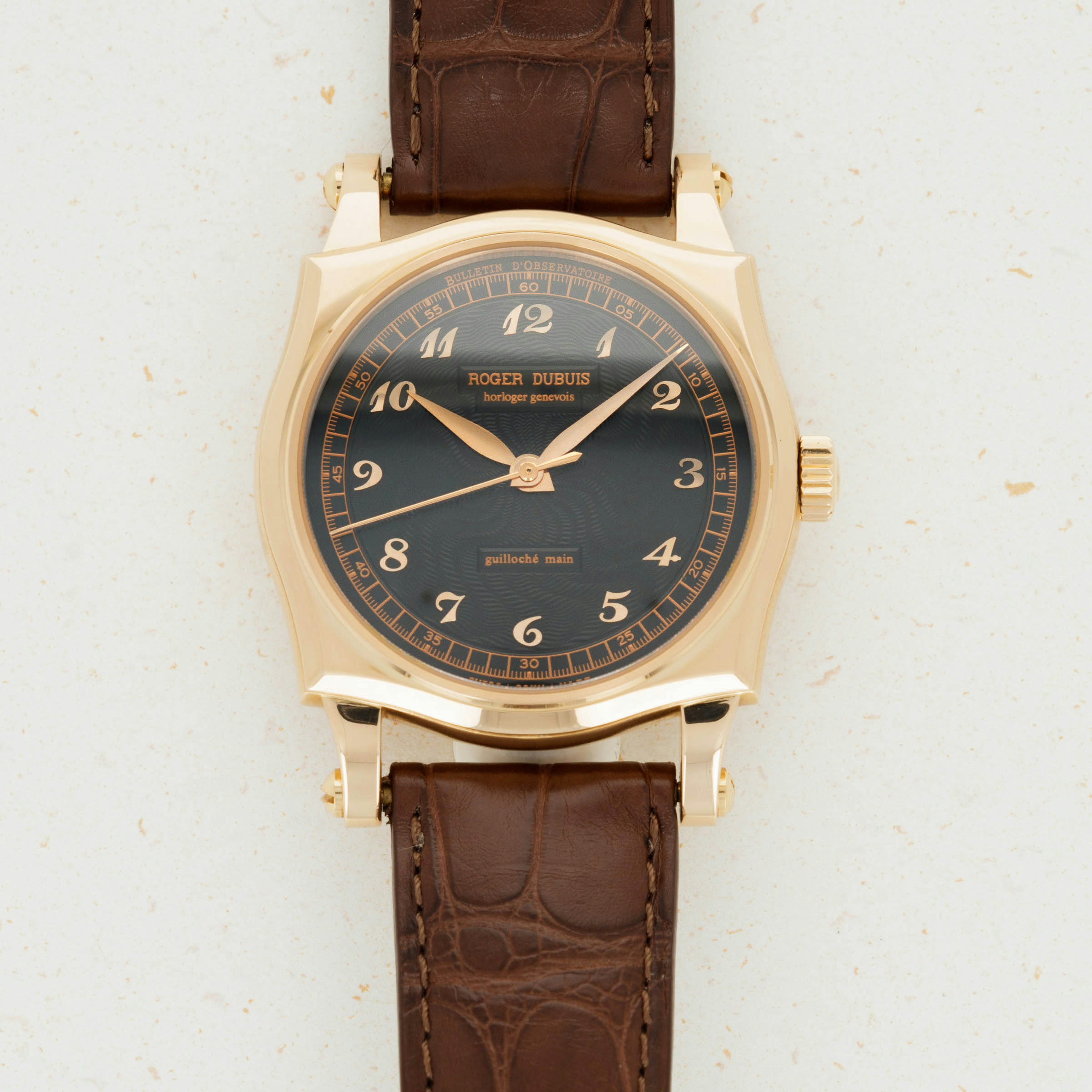 Thumbnail for Roger Dubuis Sympathie 37  Pink Gold Engraved Dial 