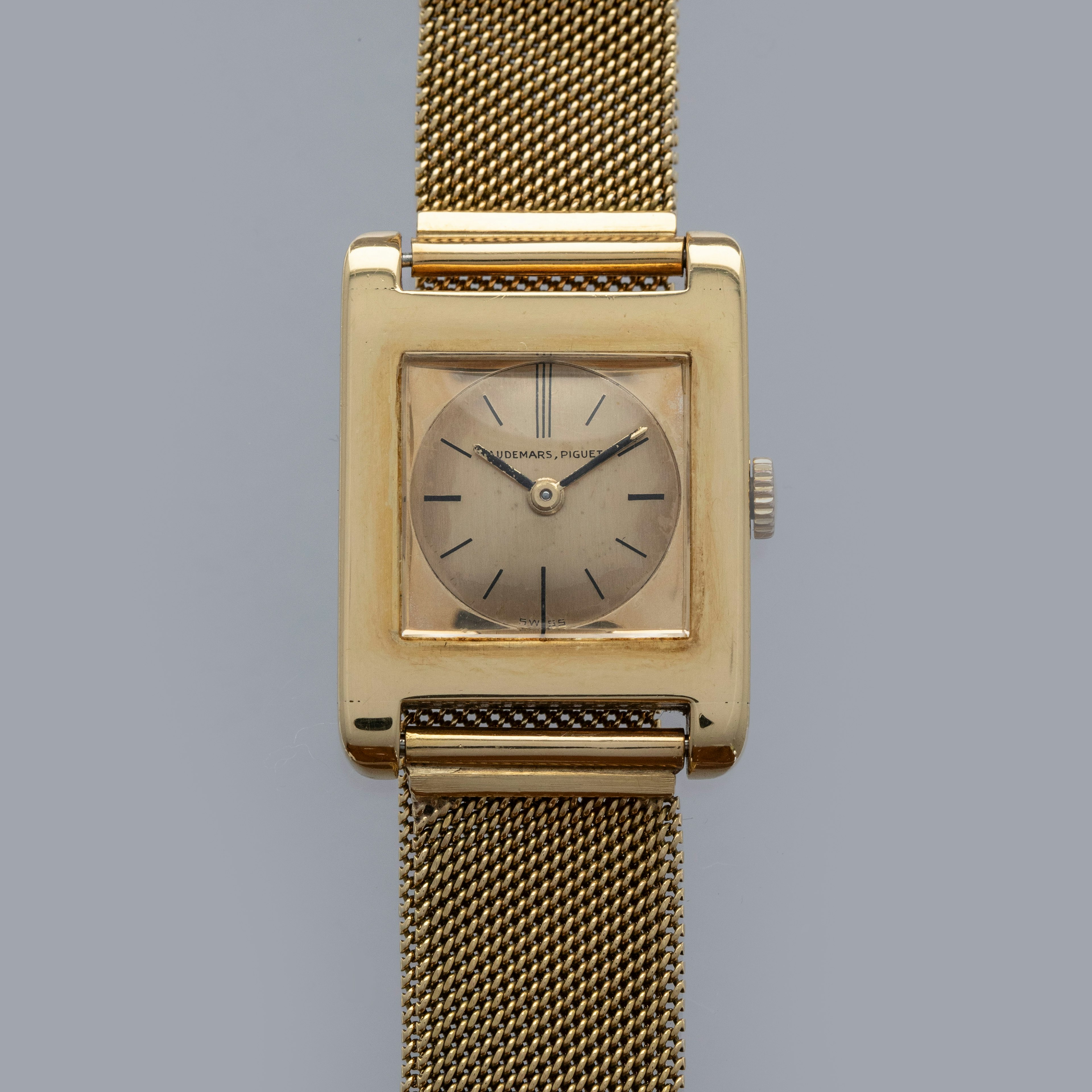 Thumbnail for Audemars Piguet Vintage Tank on GF Mesh Bracelet 18k YG