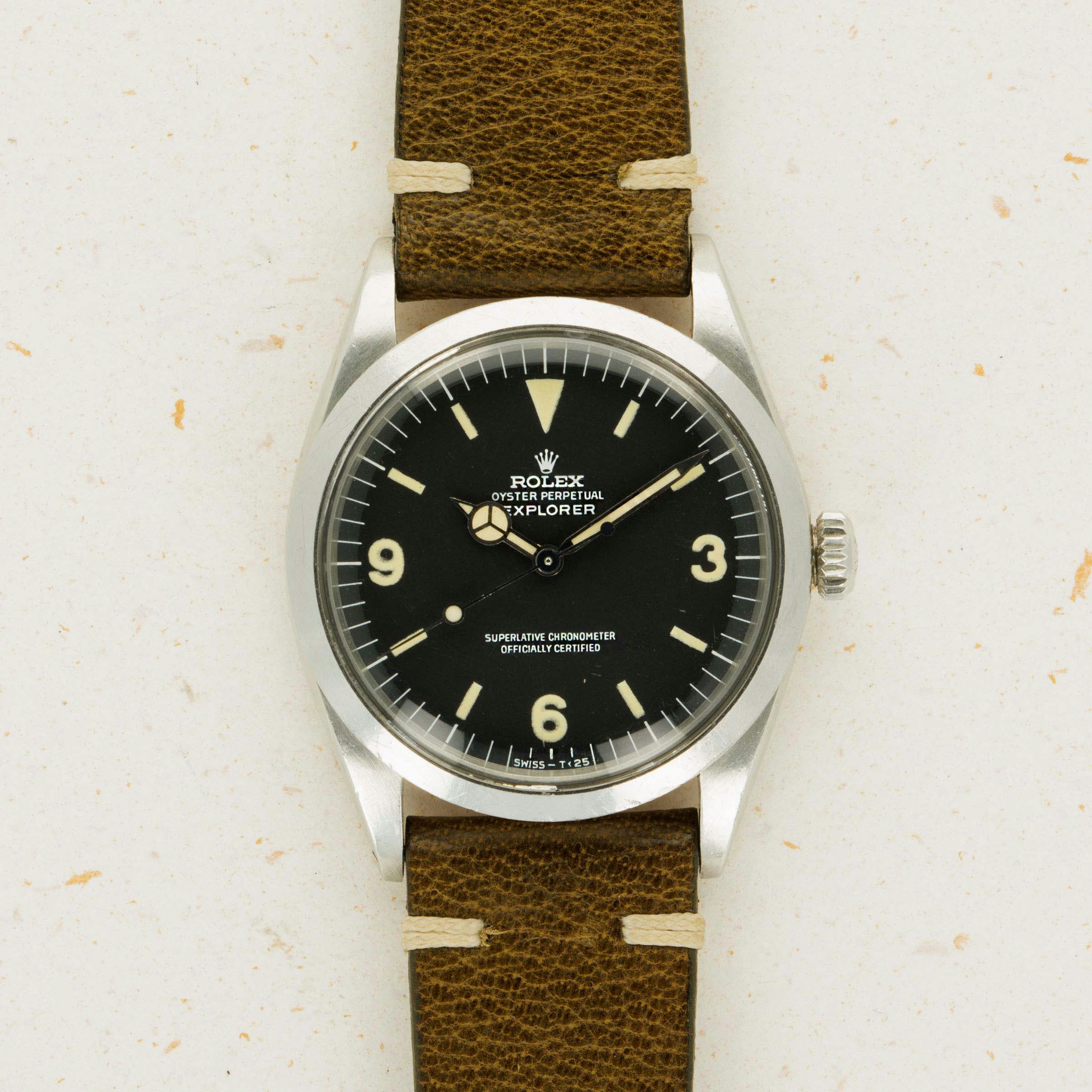 Thumbnail for Rolex Explorer I 1016 "Frog Foot" Matte Dial