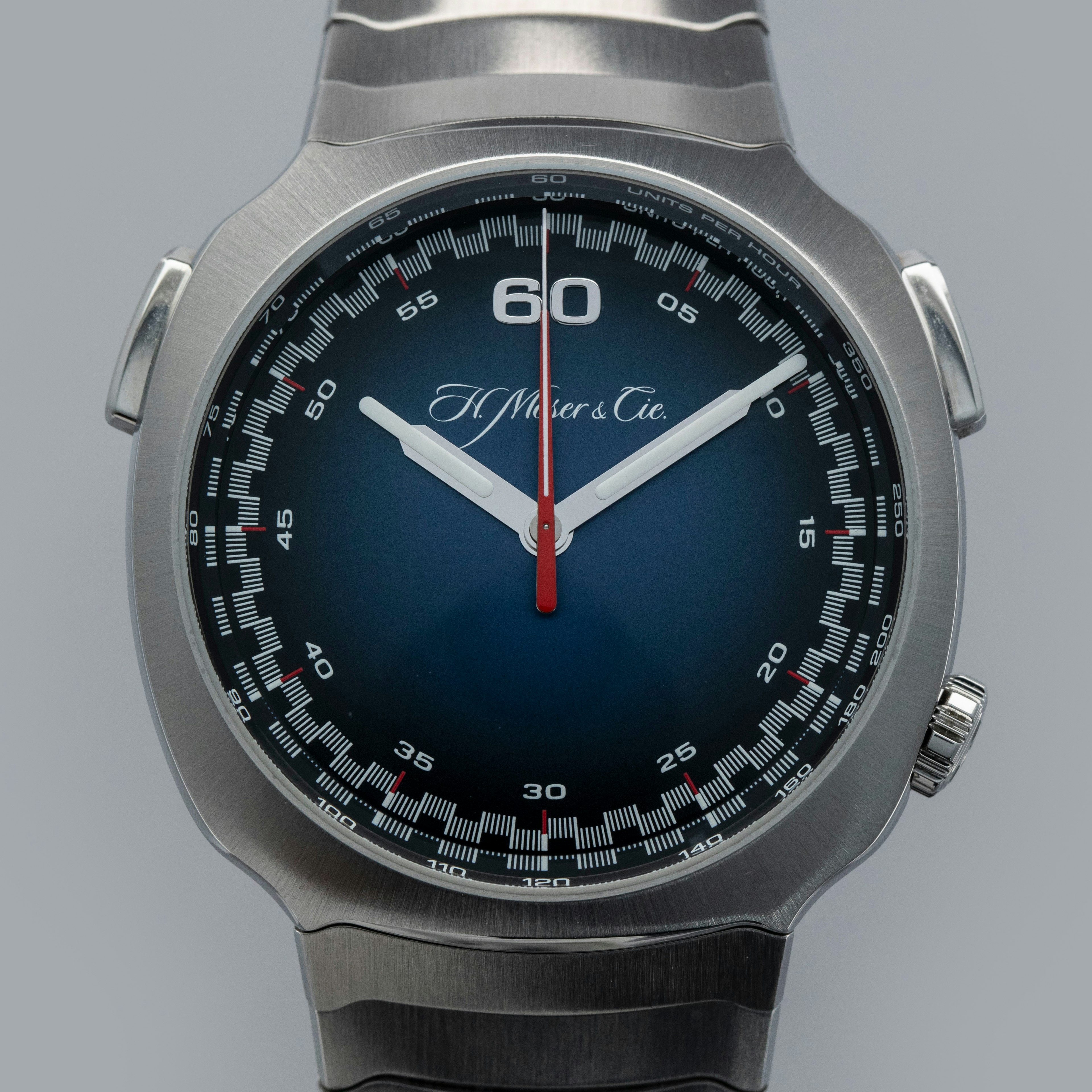 Thumbnail for H. Moser & Cie. Streamliner Flyback Chronograph 6902-1201 "Funky Blue"
