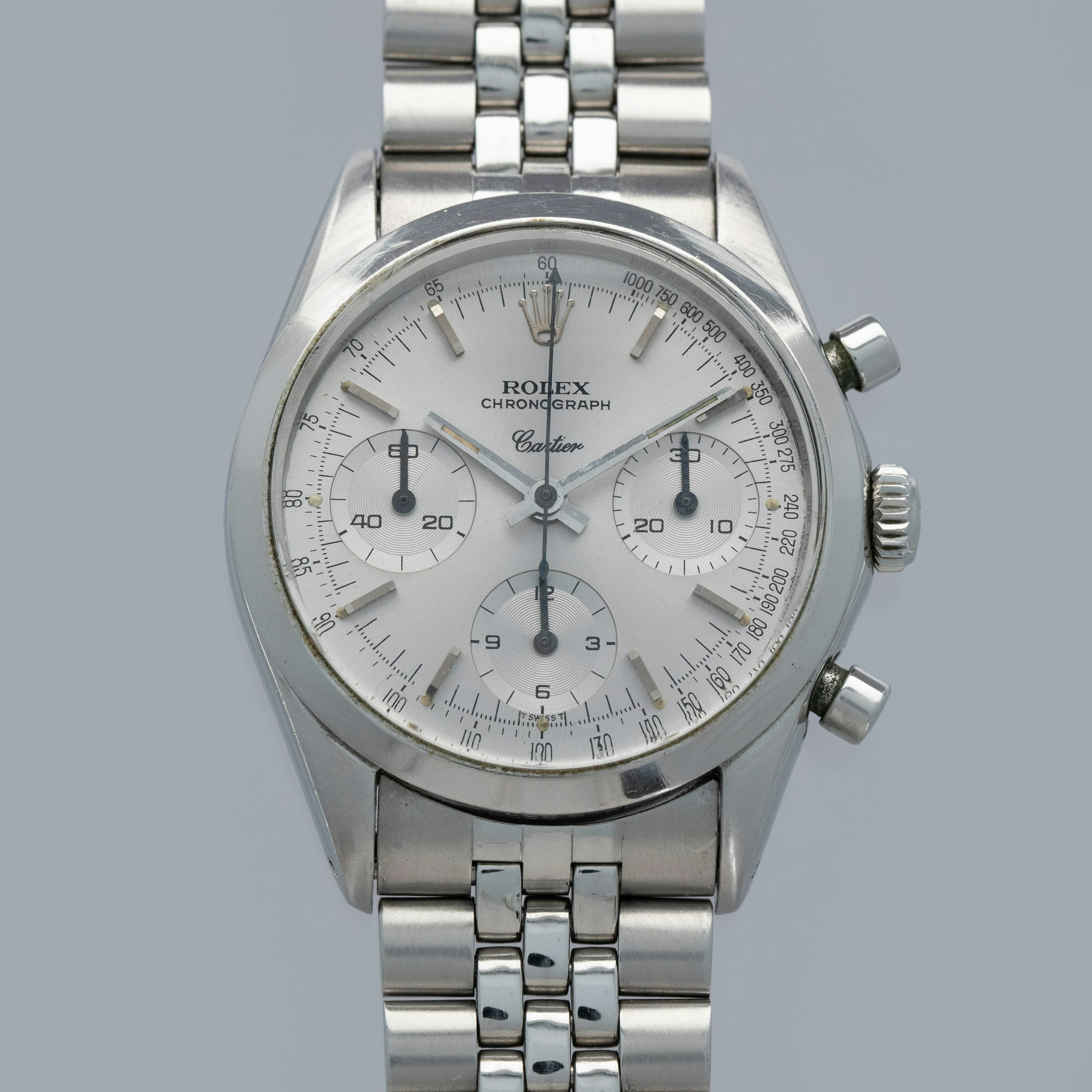 Thumbnail for Rolex Chronograph 6238 Pre-Daytona Retailed by Cartier 
