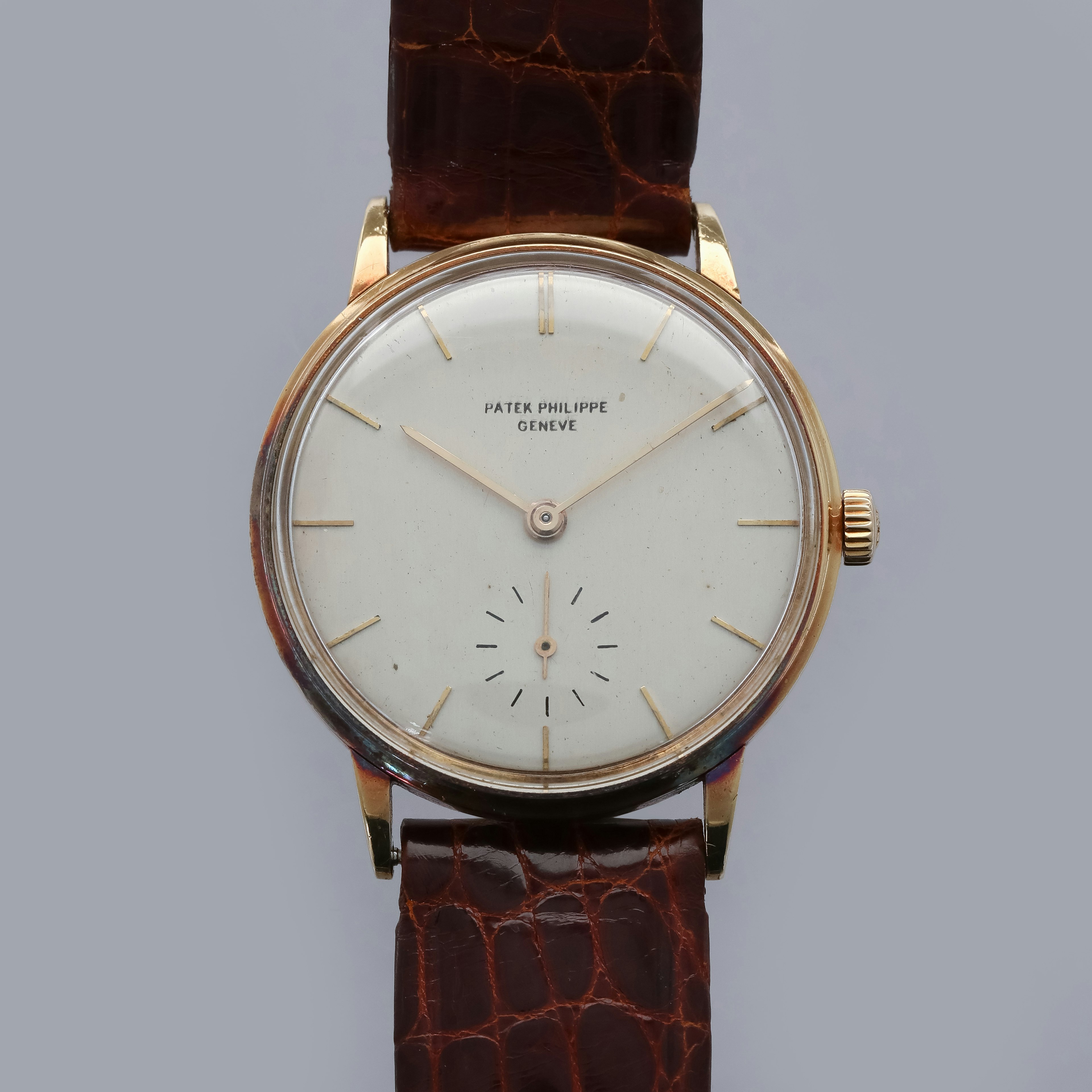 Thumbnail for Patek Philippe Manual-Wind Calatrava 3410 18k YG