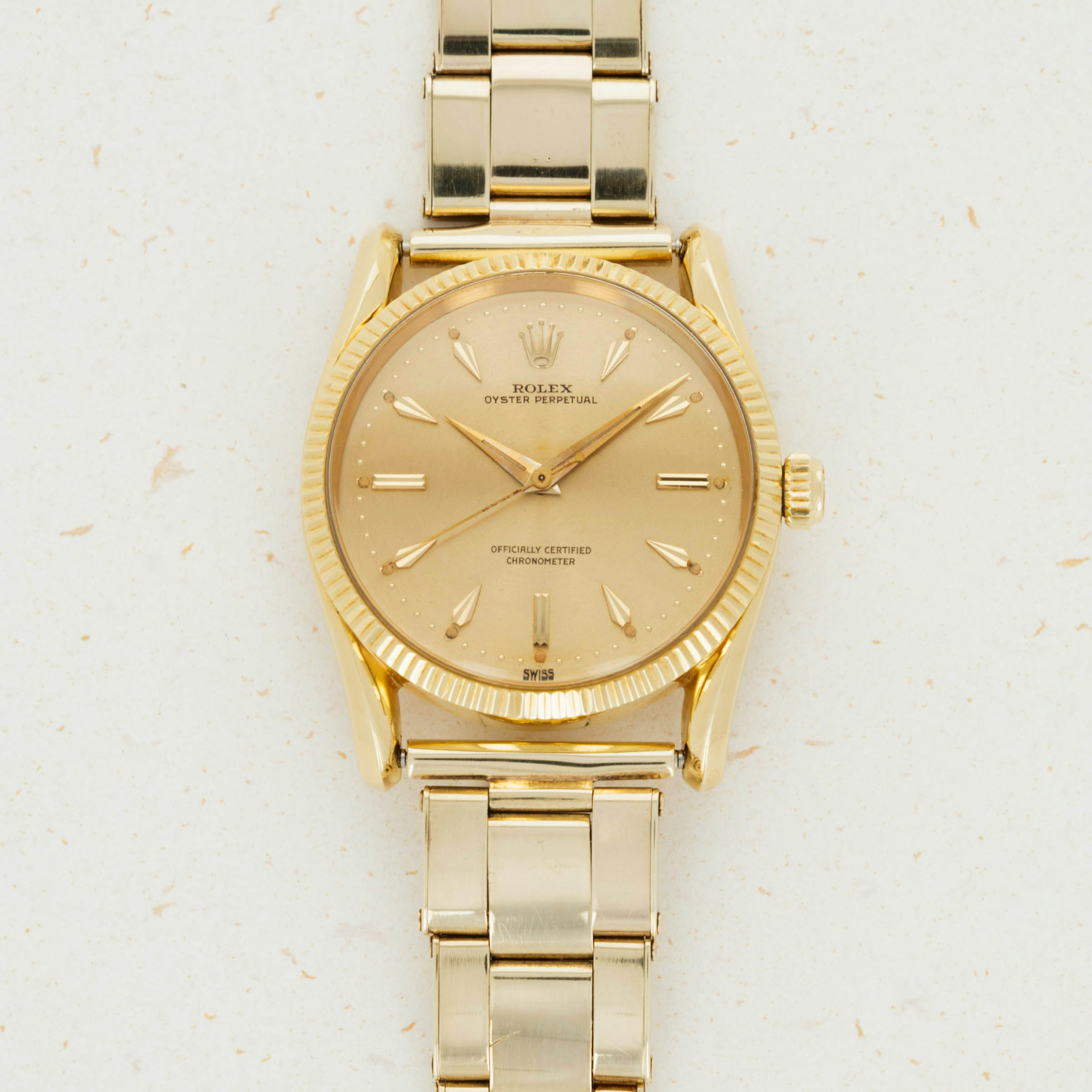 Thumbnail for Rolex Oyster Perpetual Bombe 6593 18k