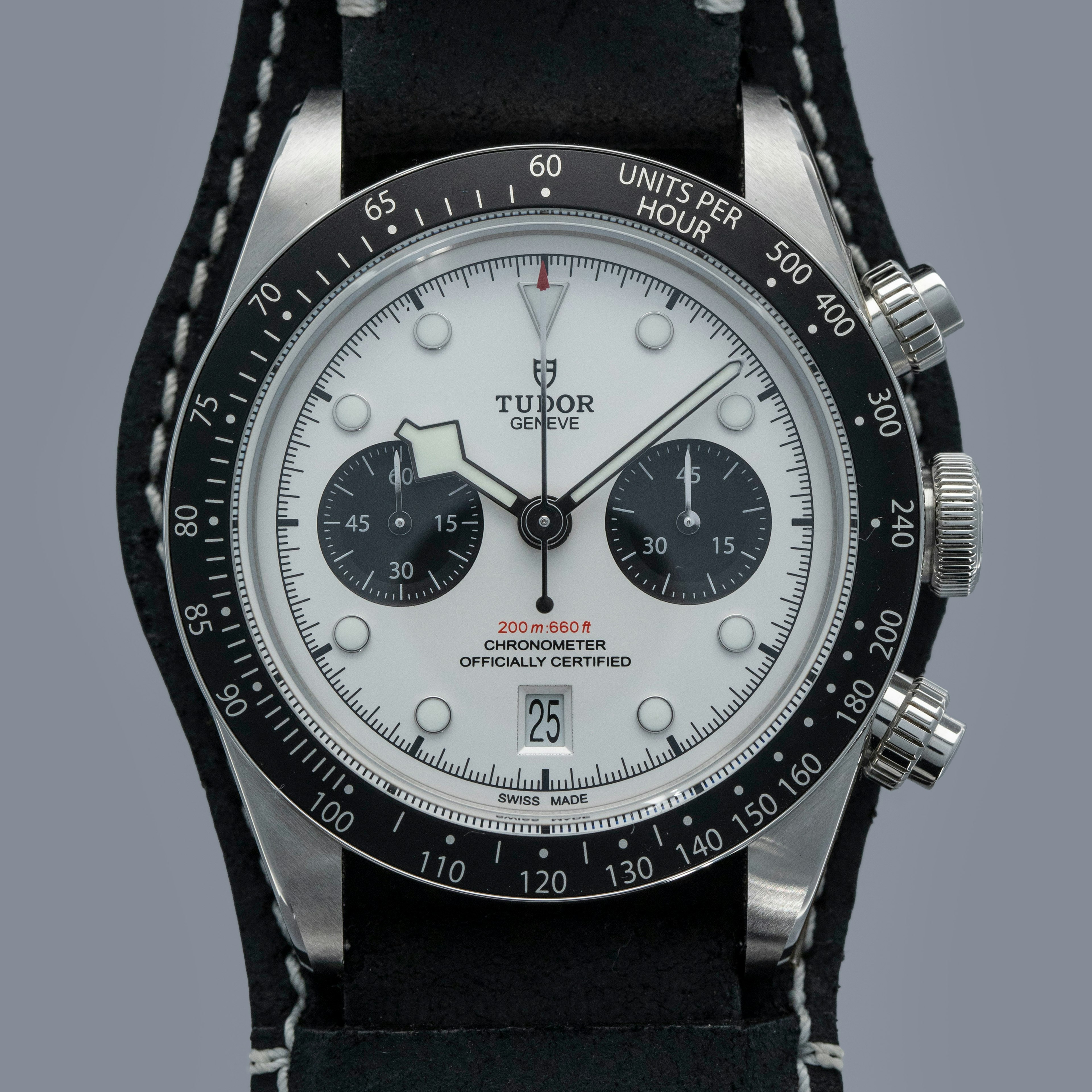 Thumbnail for Tudor Black Bay Chrono 79360N White Panda Dial
