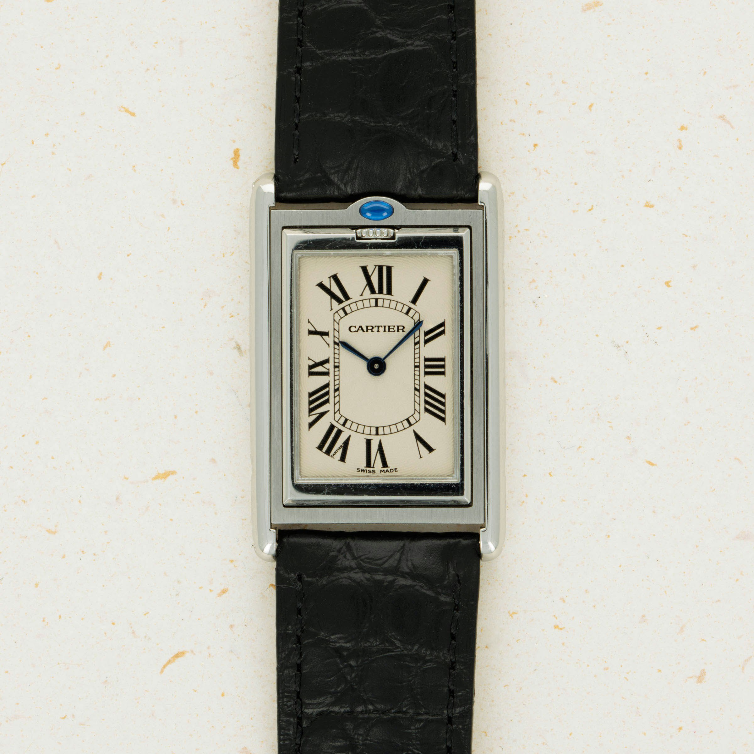 Thumbnail for Cartier Tank Basculante 2390 Stainless Steel