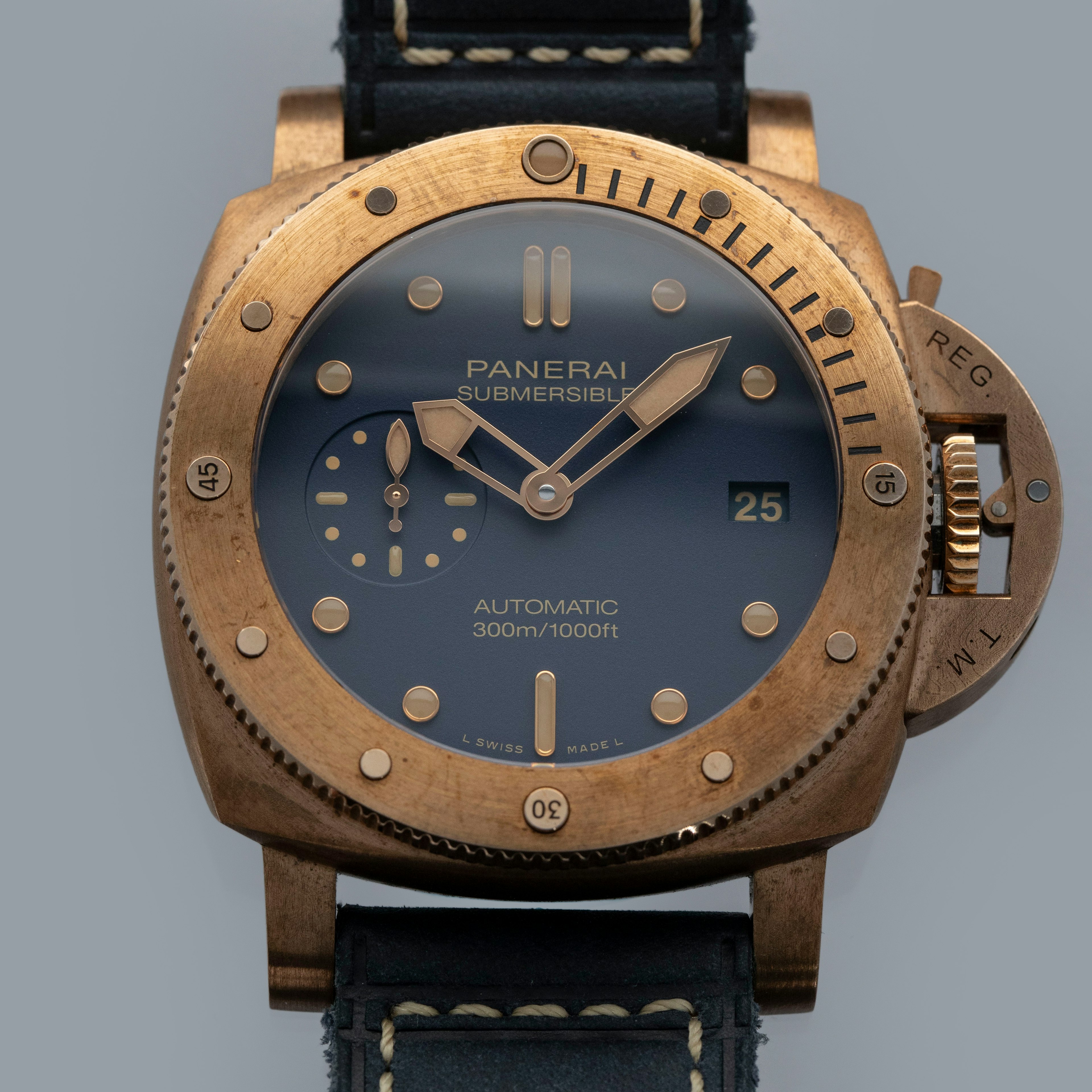 Thumbnail for Panerai Submersible Bronzo Blu Abisso PAM01074 Bronze