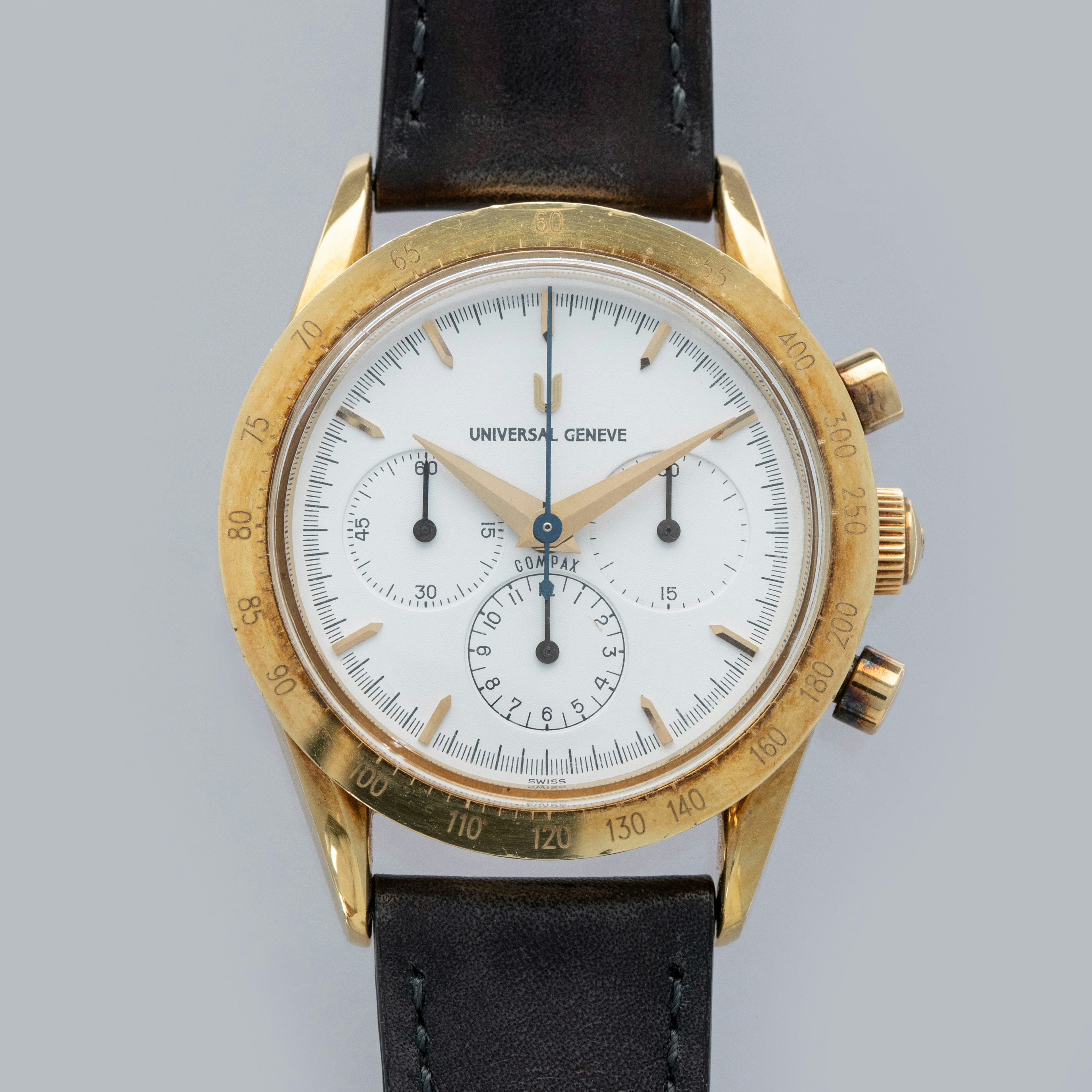Thumbnail for Universal Geneve Compax Chronograph 184.445 18k YG