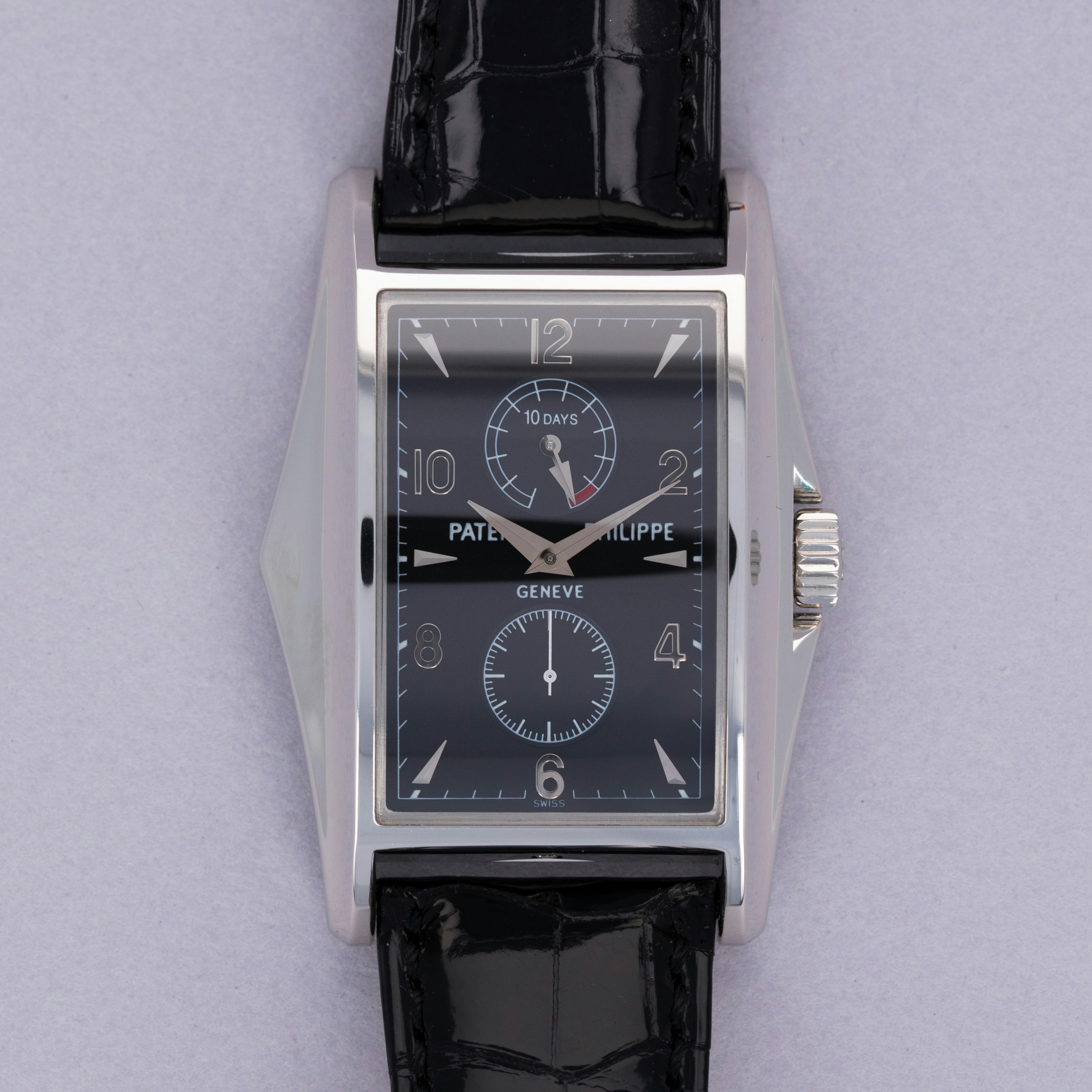 Thumbnail for Patek Philippe 10-Day 5100P-001 Black Dial Platinum