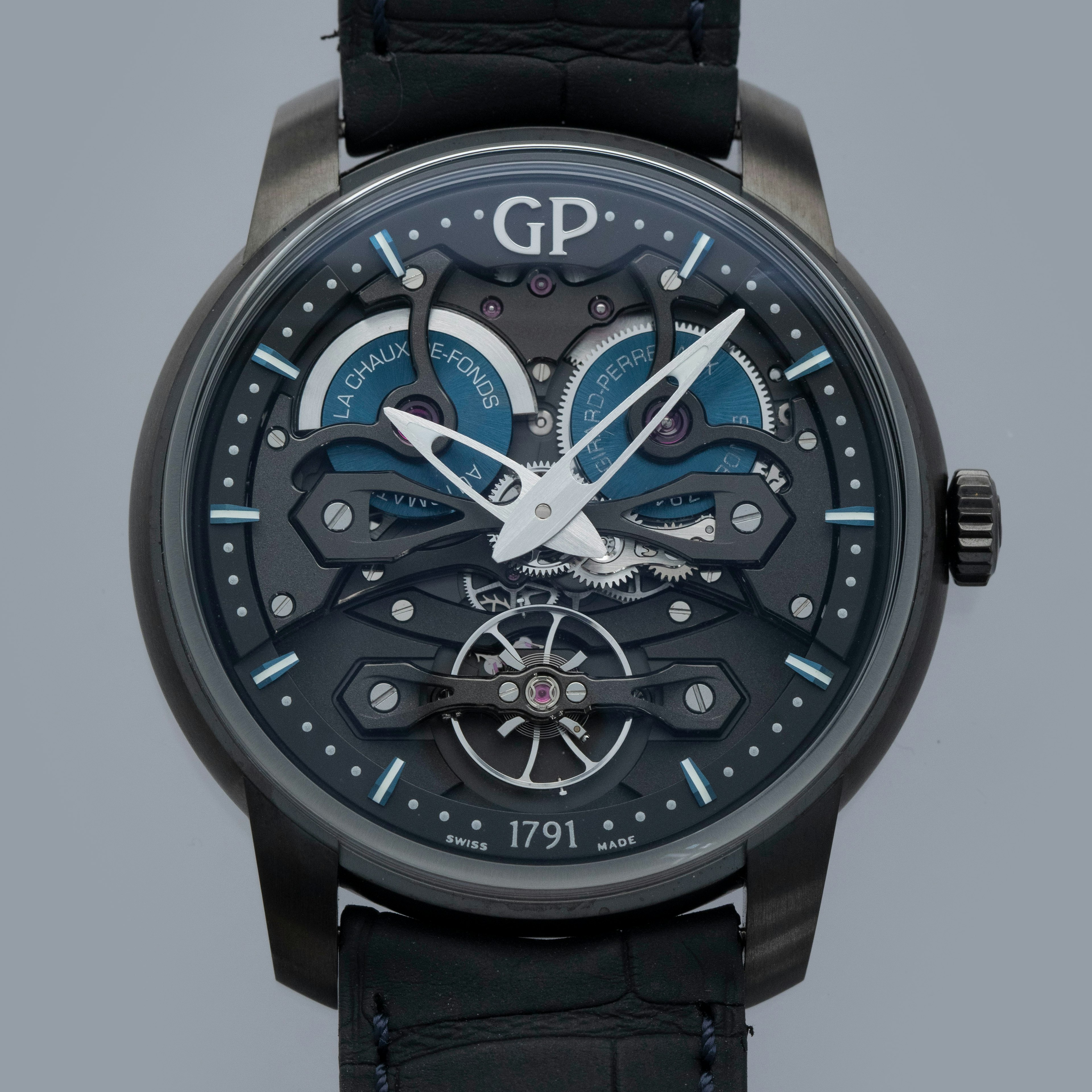 Thumbnail for Girard-Perregaux NEO BRIDGES EARTH TO SKY EDITION 84000-21-632-BH6A Titanium DLC