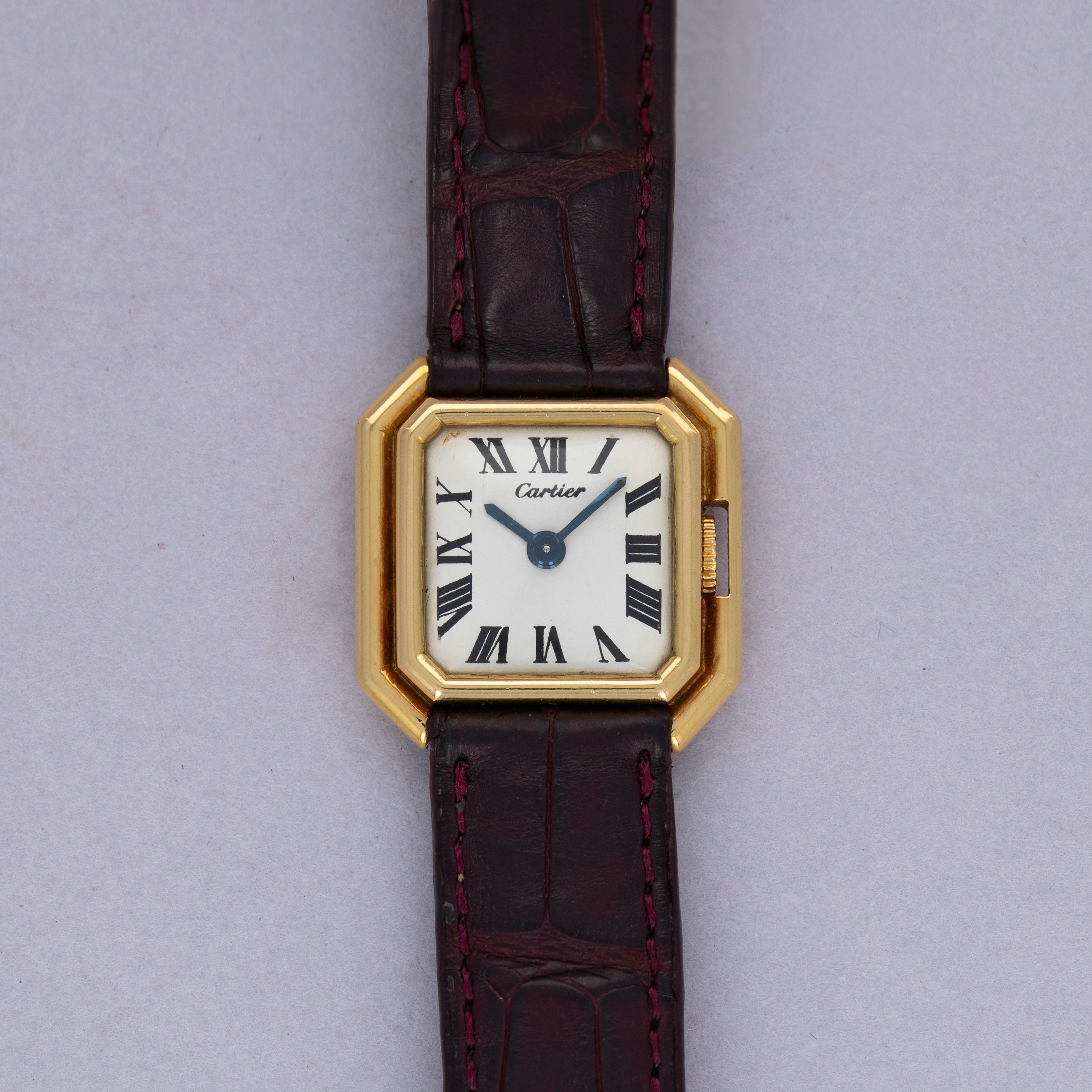 Thumbnail for Cartier London Ladies Tank Ceinture 1971 18k YG