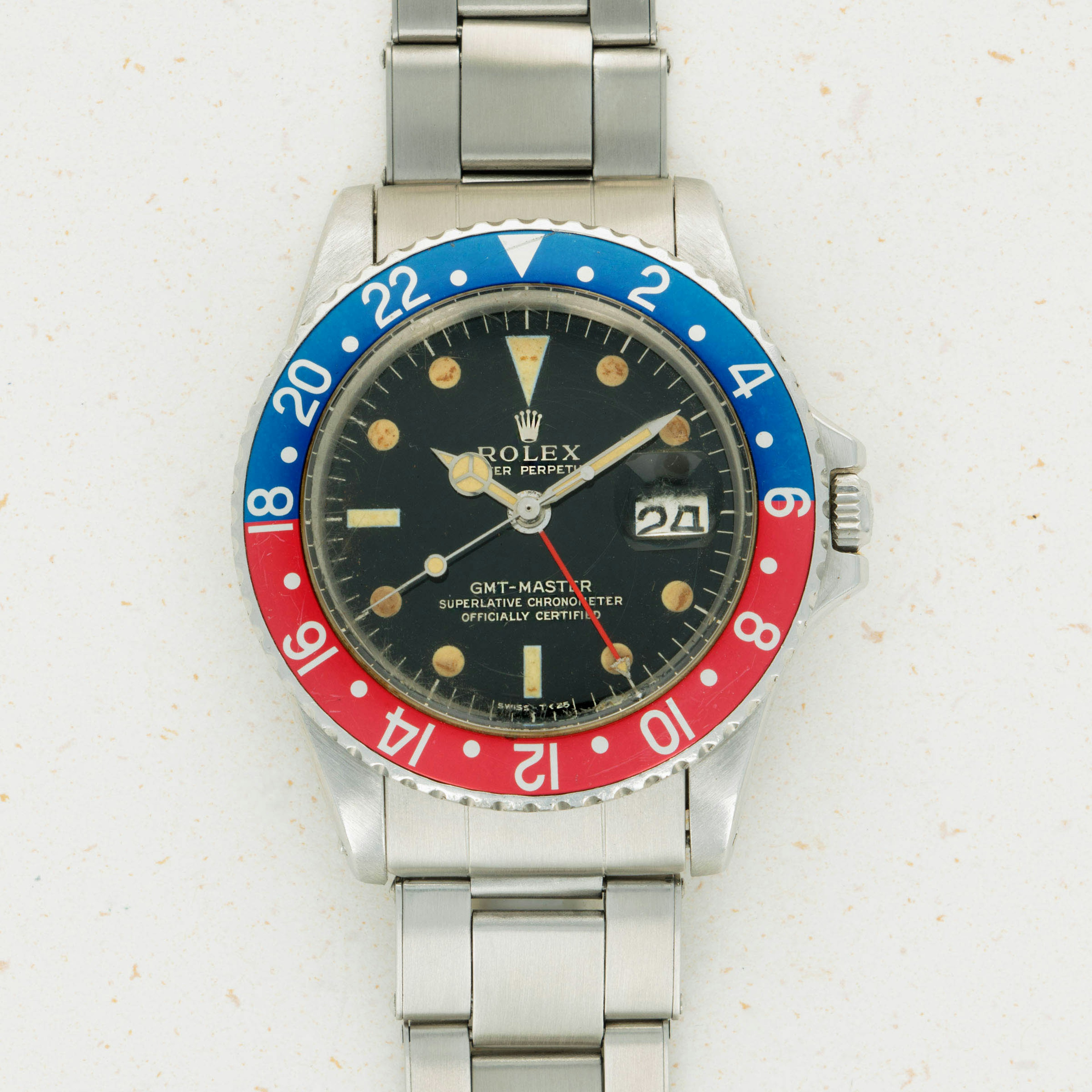 Thumbnail for Rolex GMT-Master 1675 Gilt Dial Box and Papers