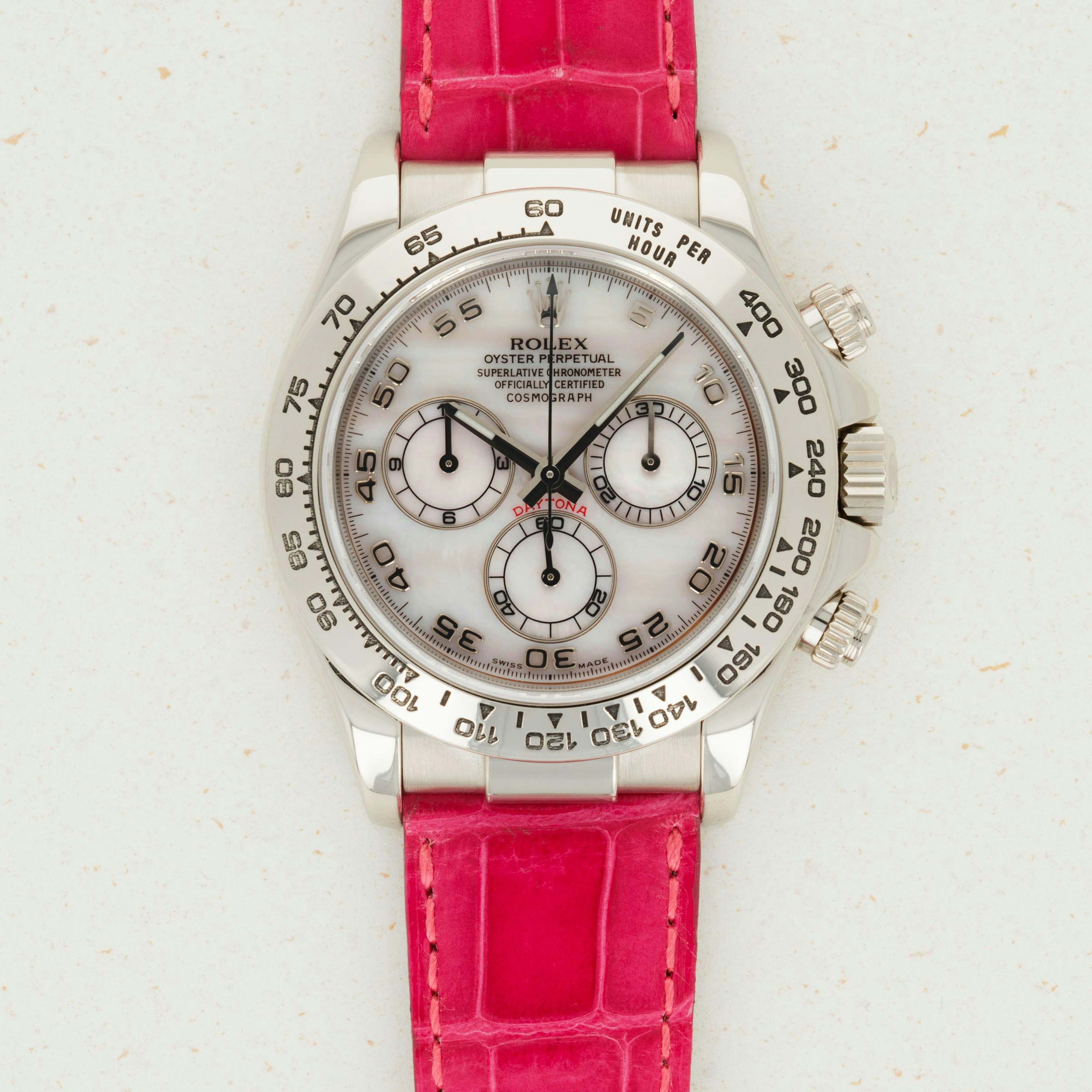 Thumbnail for Rolex Daytona Mother Of Pearl White Gold 116519