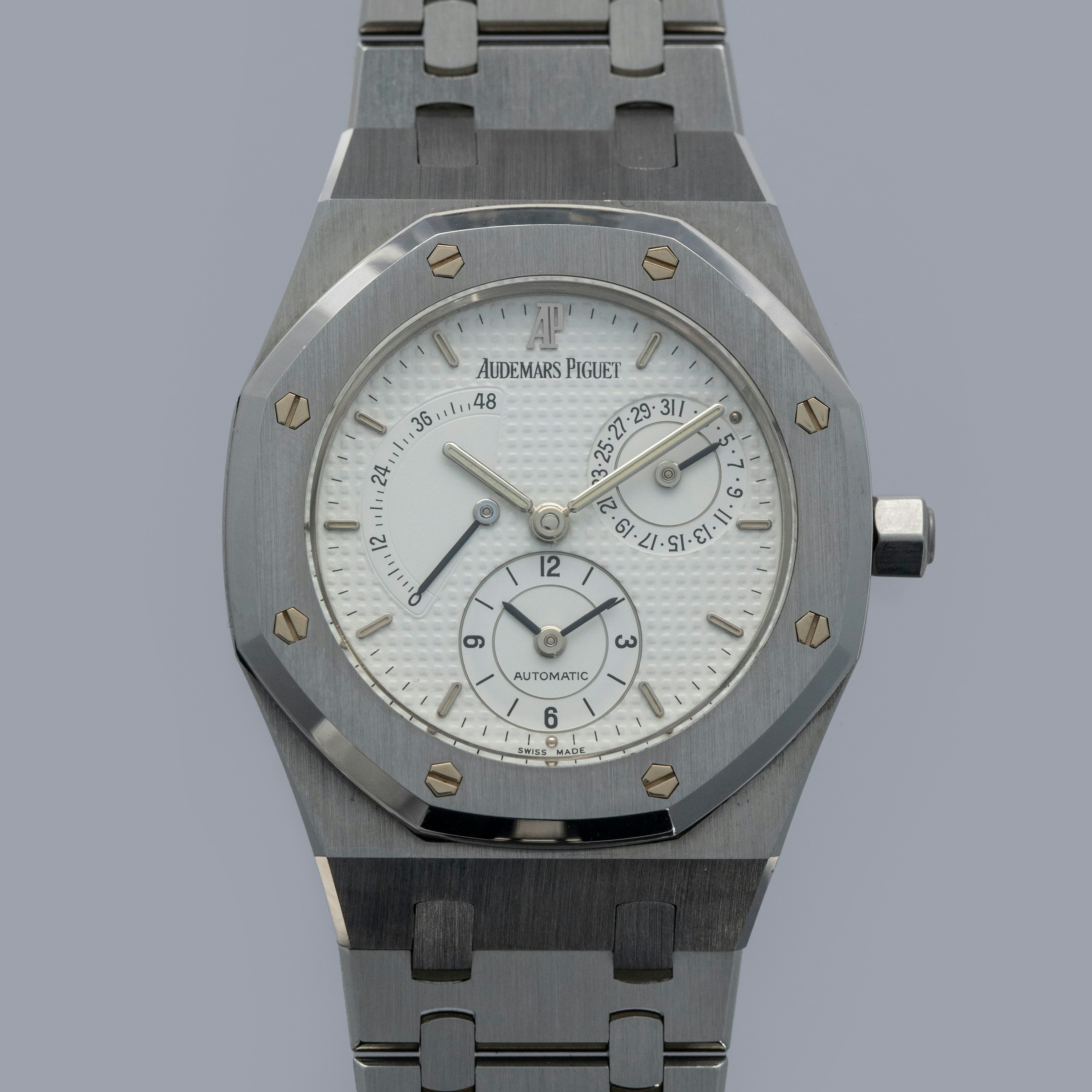 Thumbnail for Audemars Piguet Royal Oak Dual-Time 25730ST White Dial Steel