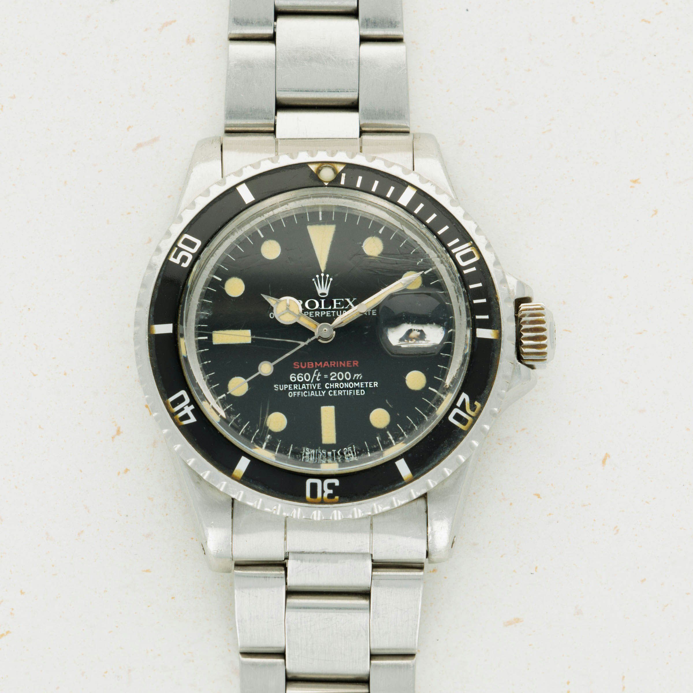 Thumbnail for Rolex Red Submariner 1680 MK VI Dial