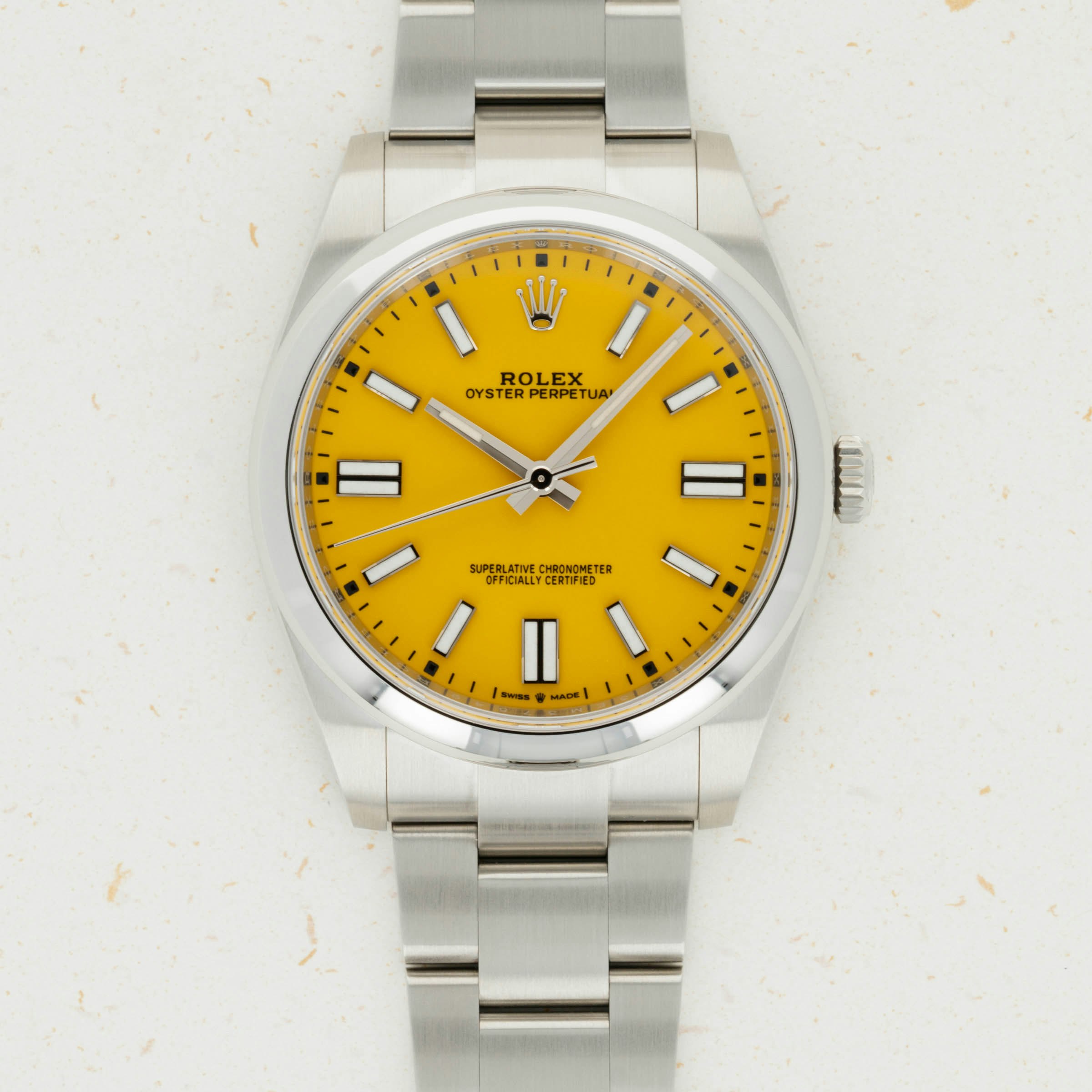 Thumbnail for Rolex Oyster Perpetual Yellow 41mm 124300
