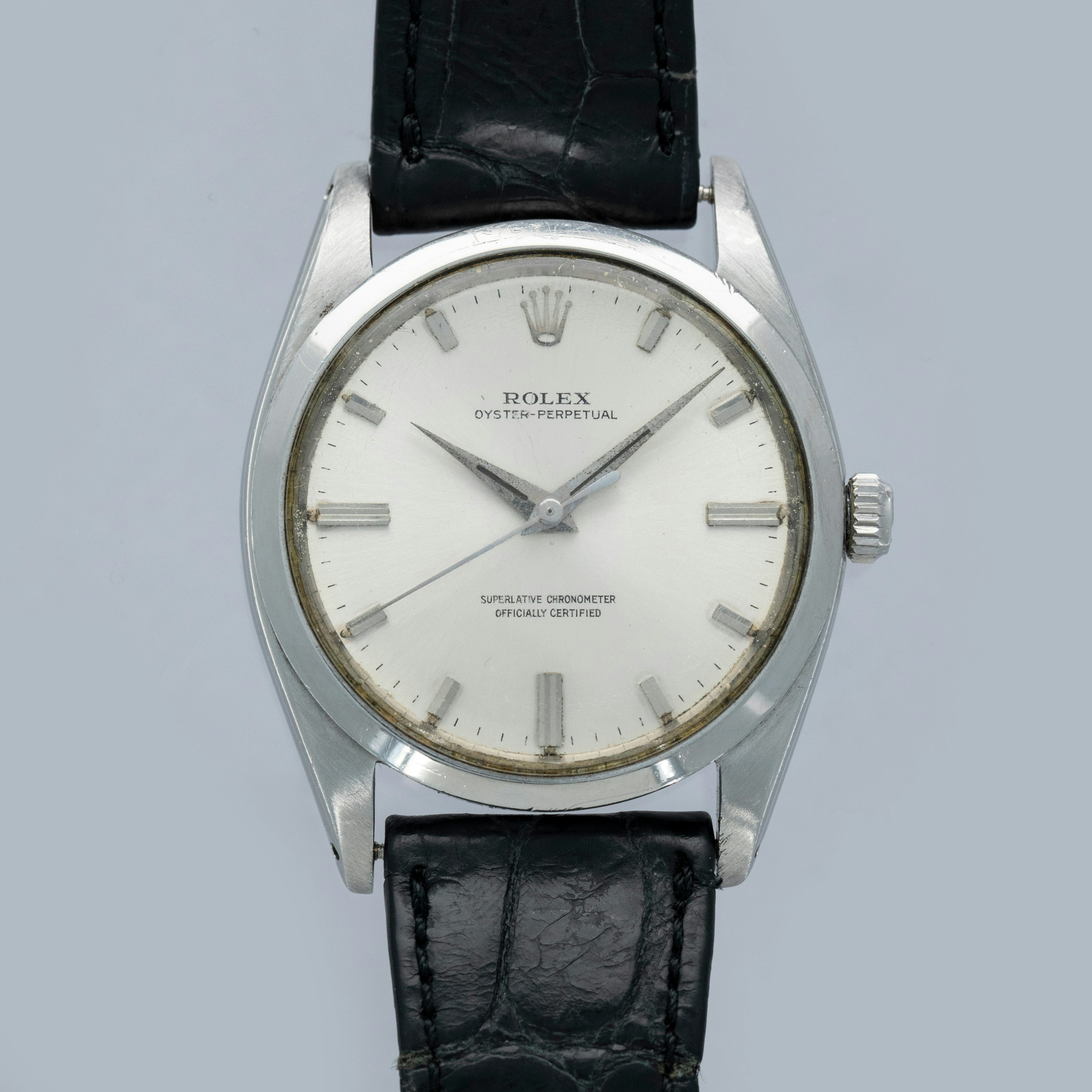 Thumbnail for Rolex Oyster Perpetual 1018 Silver Dial