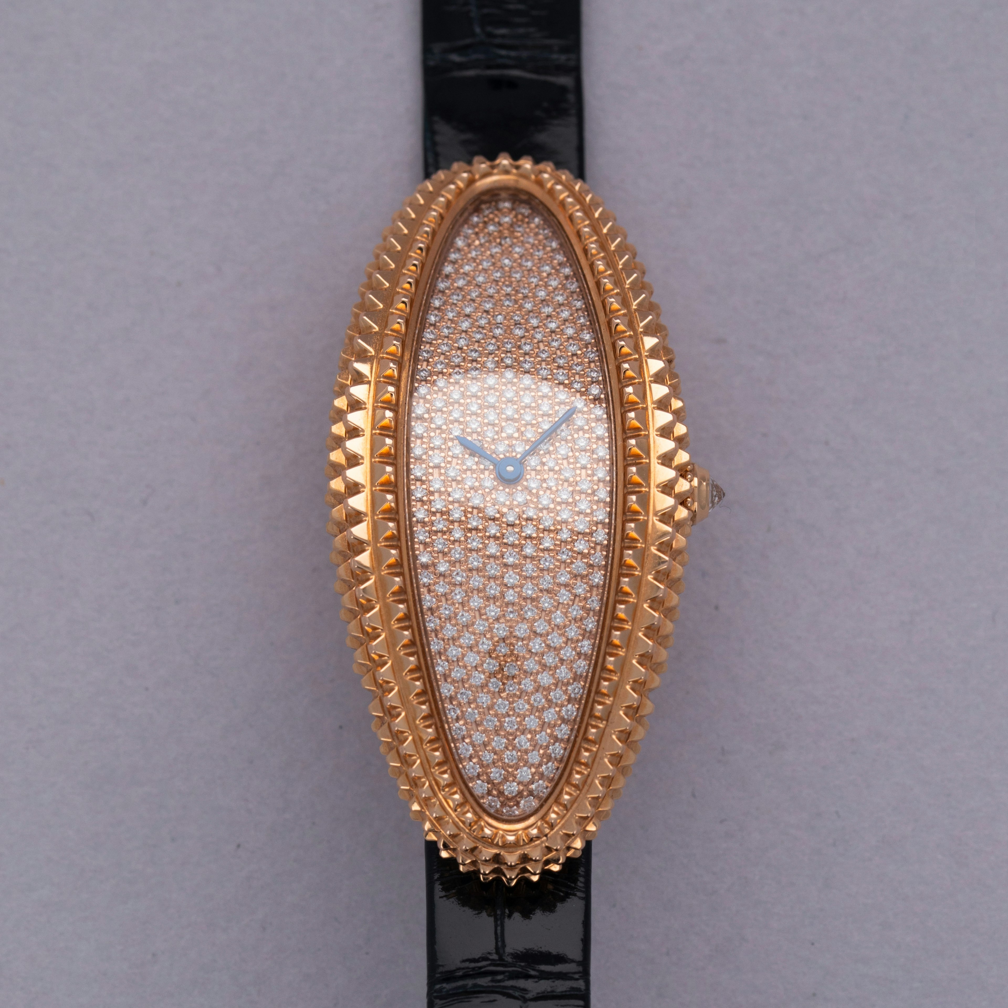Thumbnail for Cartier Baignoire Allongee CRWJBA0016 Diamond Pave Dial 18k RG Limited Edition