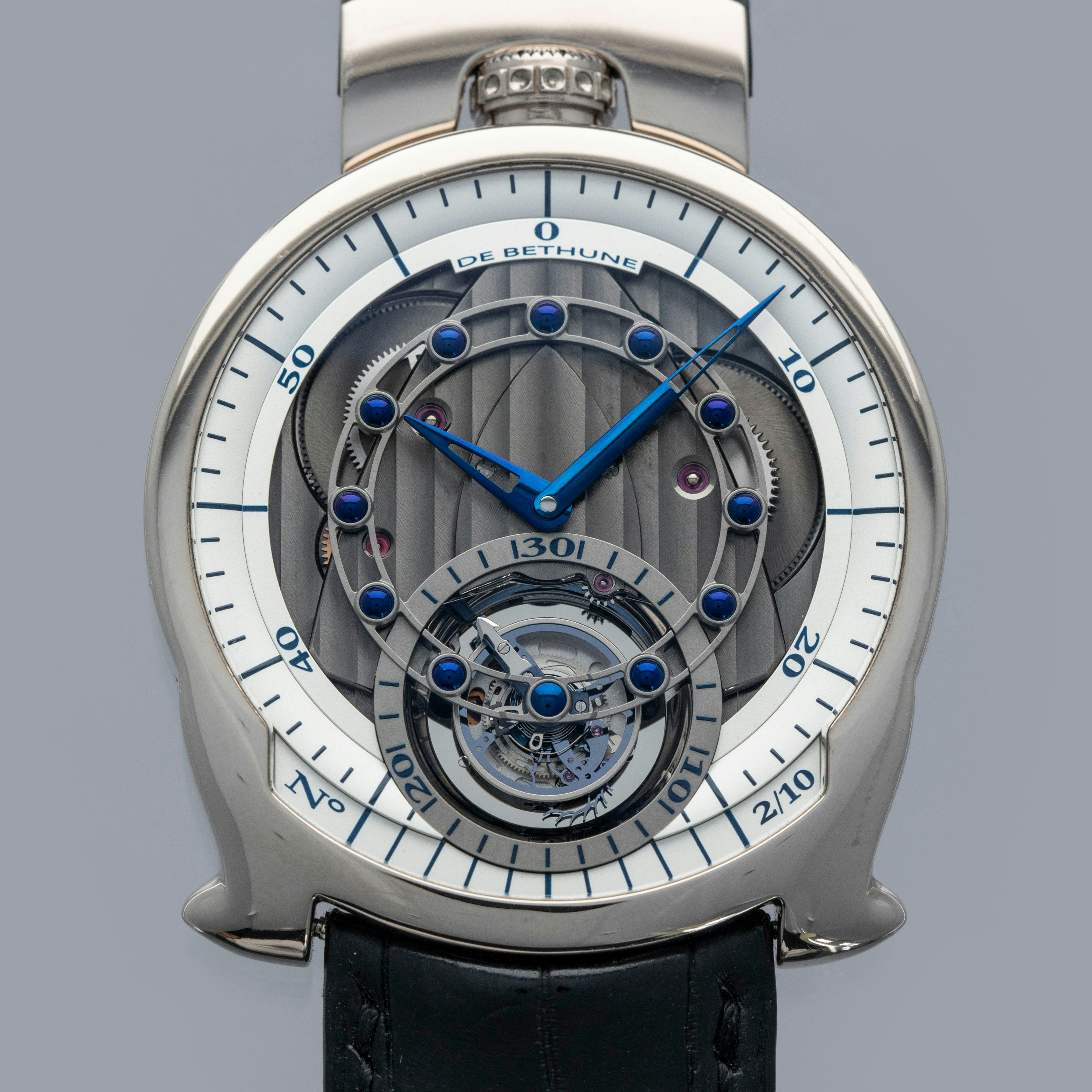 Thumbnail for De Bethune DBS Tourbillon DBSTW 10th Anniversary 18k WG 