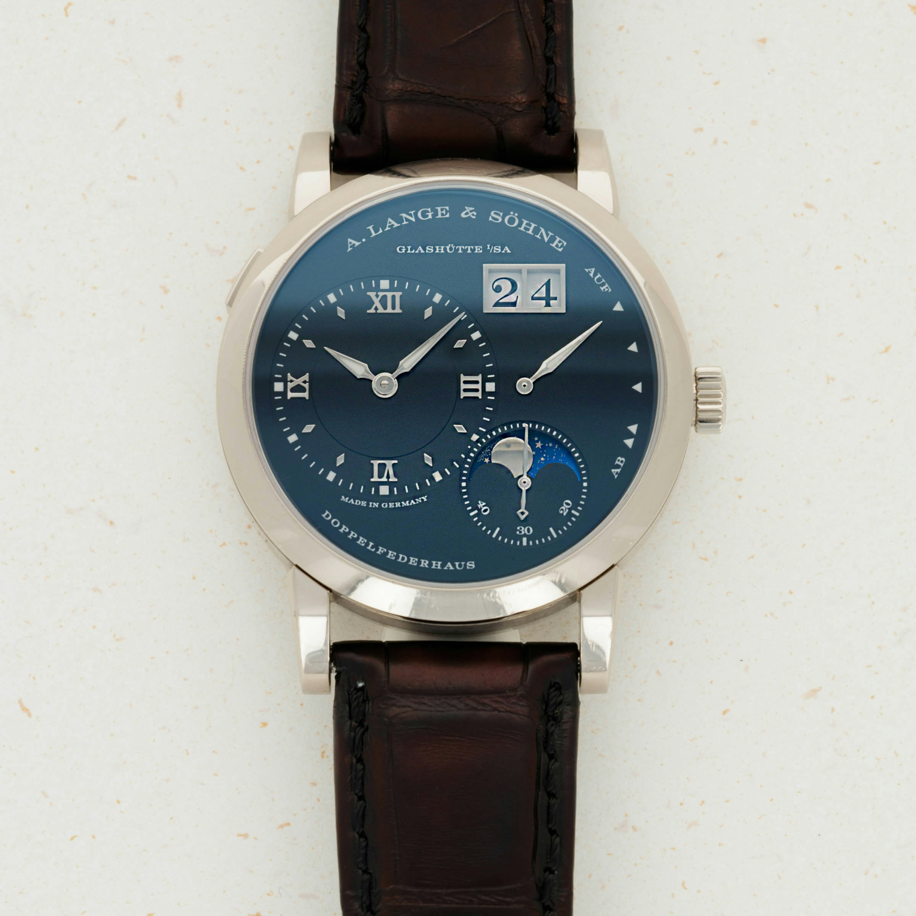 Thumbnail for A. Lange & Sohne Lange 1 Moon Phase White Gold 192.029