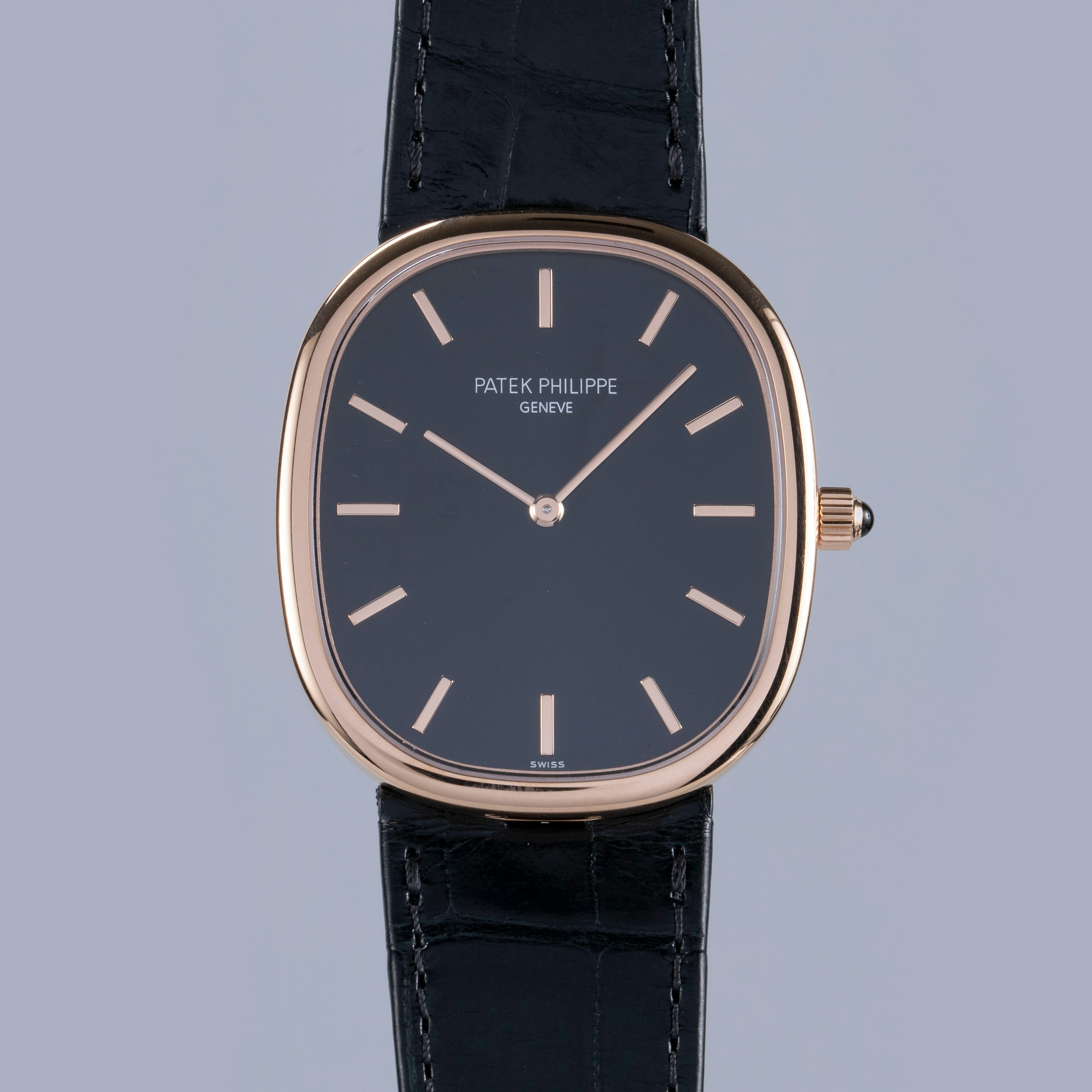 Thumbnail for Patek Philippe Golden Ellipse 5738R Jumbo Black Dial 18K RG