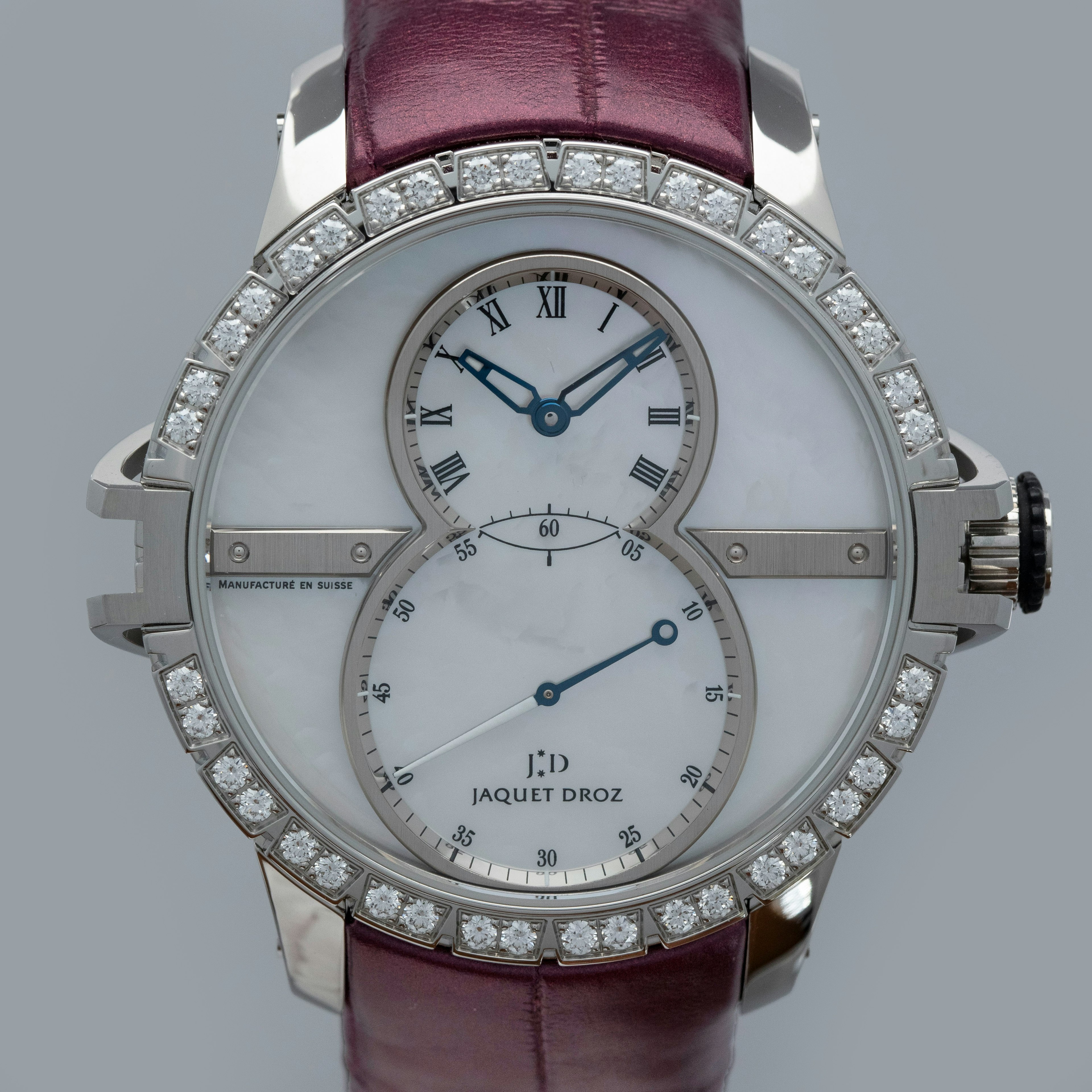 Thumbnail for Jaquet-Droz Grande Seconde SW J029020270 MOP Dial Diamond Bezel Stainless Steel