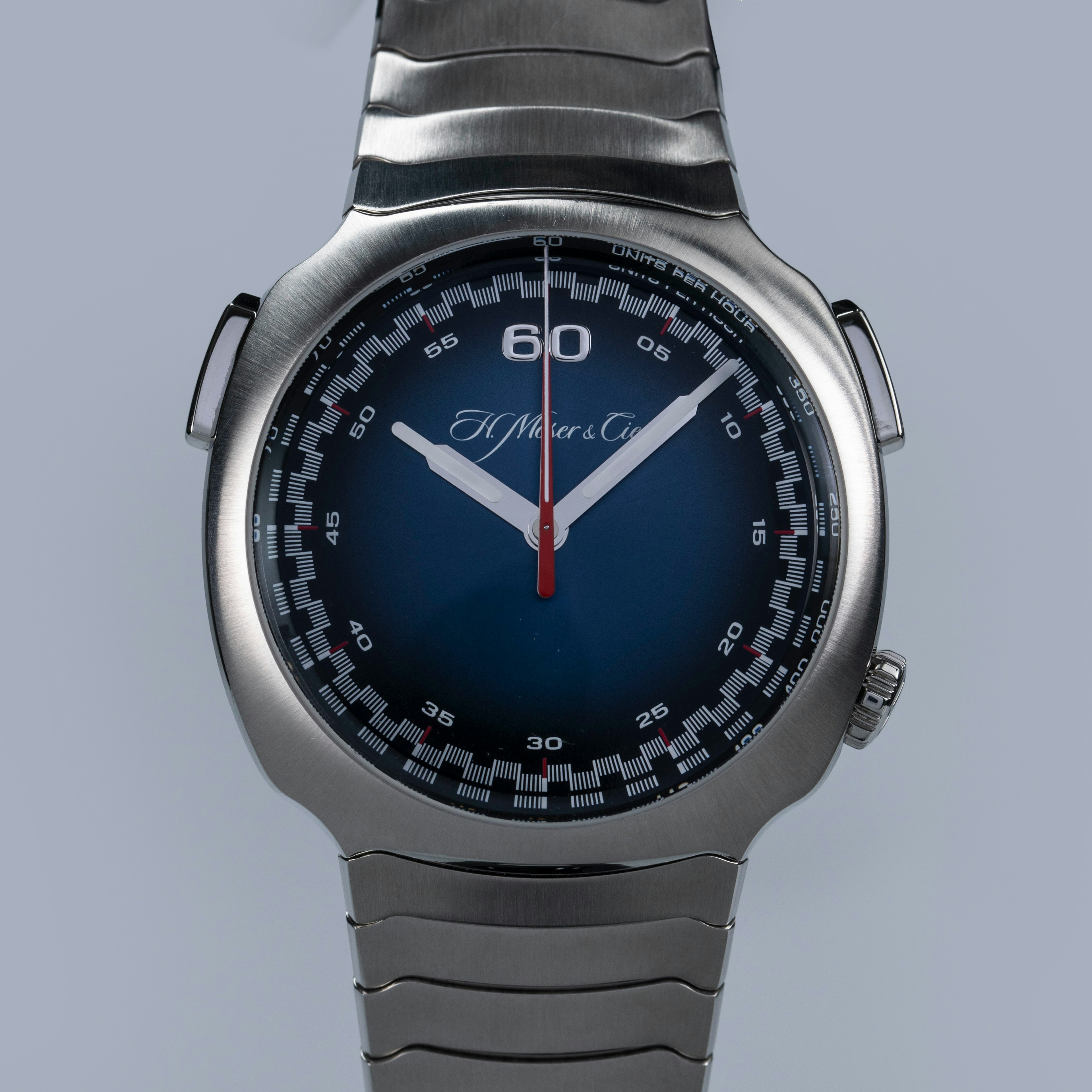 Thumbnail for H. Moser & Cie. Streamliner Flyback Chronograph 6902-1201 "Funky Blue"