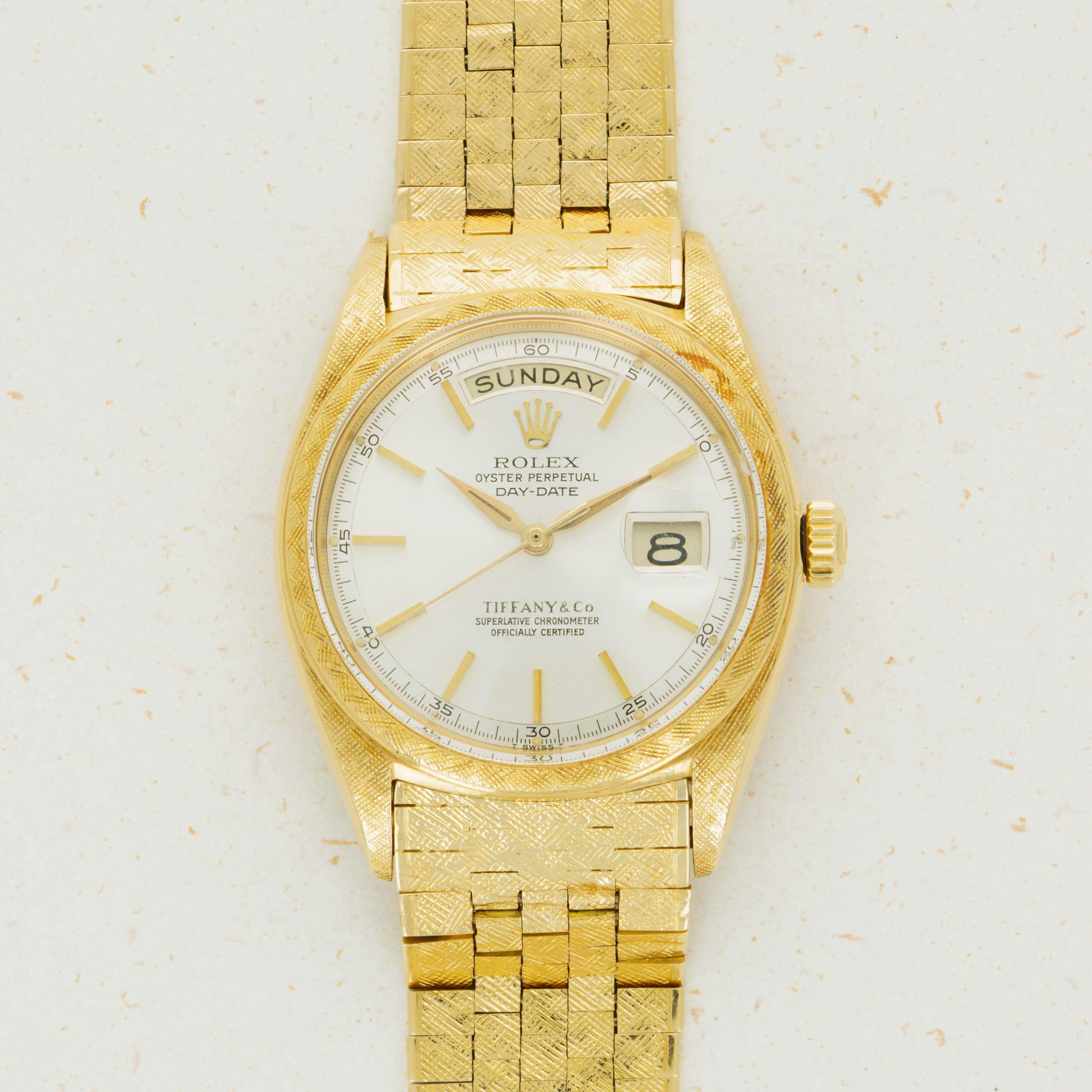 Thumbnail for Rolex Day-Date Tiffany Co. 1806 Morellis Finish