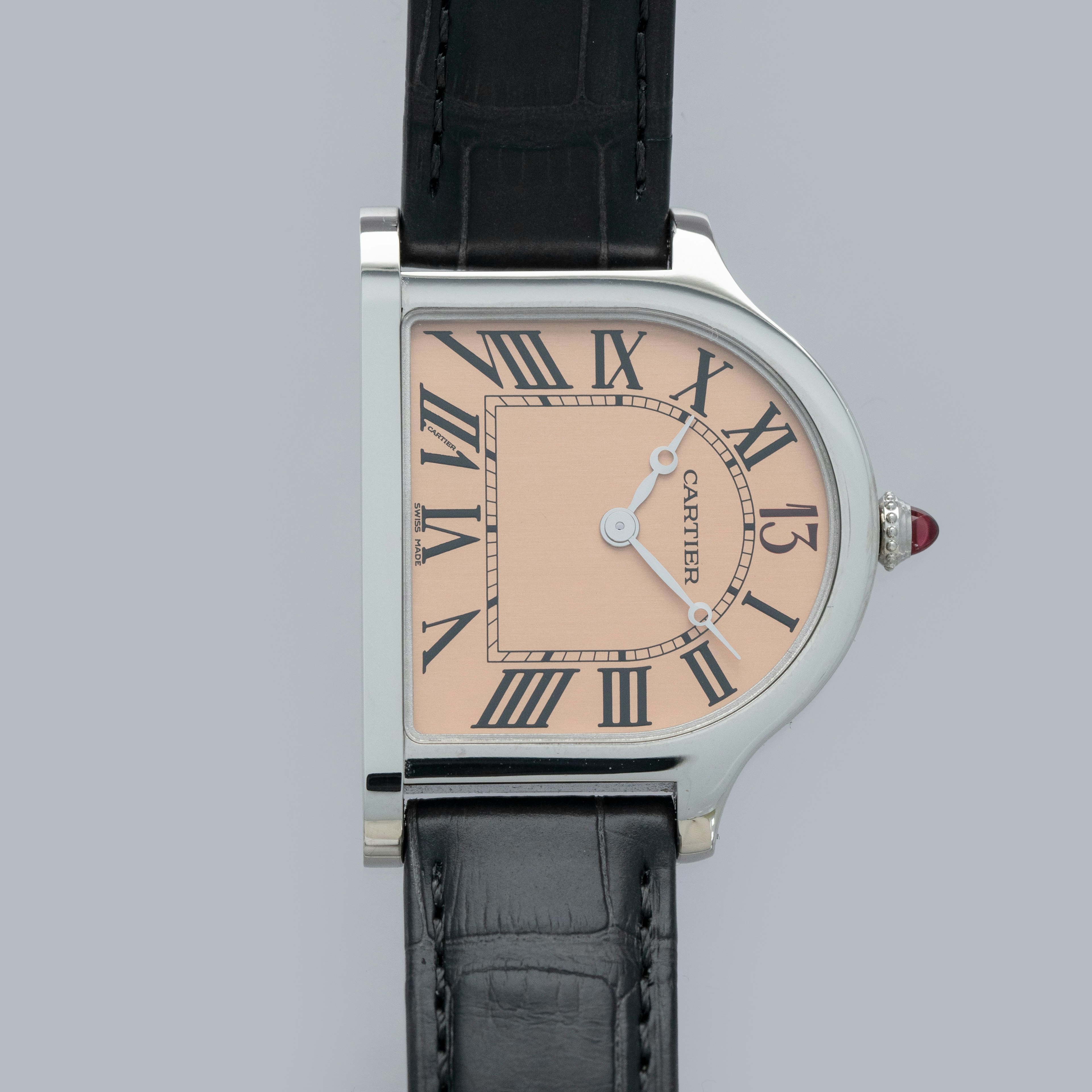 Thumbnail for Cartier Cloche WHCC0009 13 Rue de la Paix Salmon Dial LE Platinum