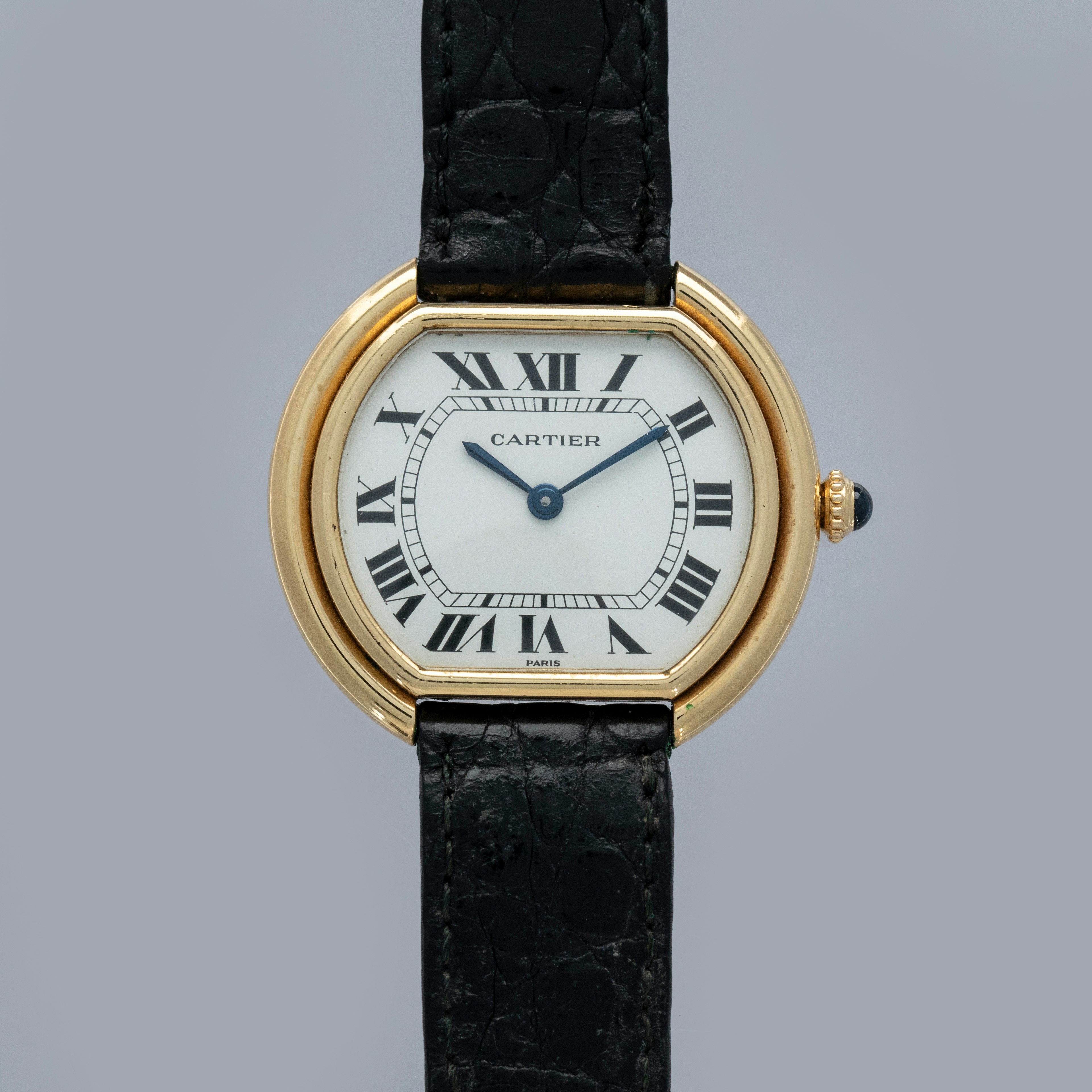Thumbnail for Cartier Ellipse Gondole 78091 18k YG with Deployant